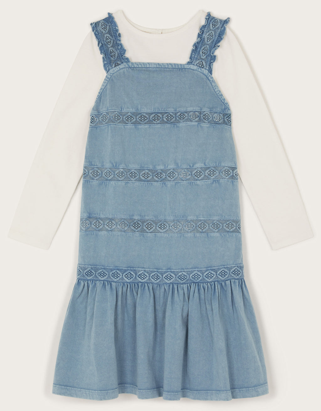 SET - DENIM LOOK JERSEY PINNY S