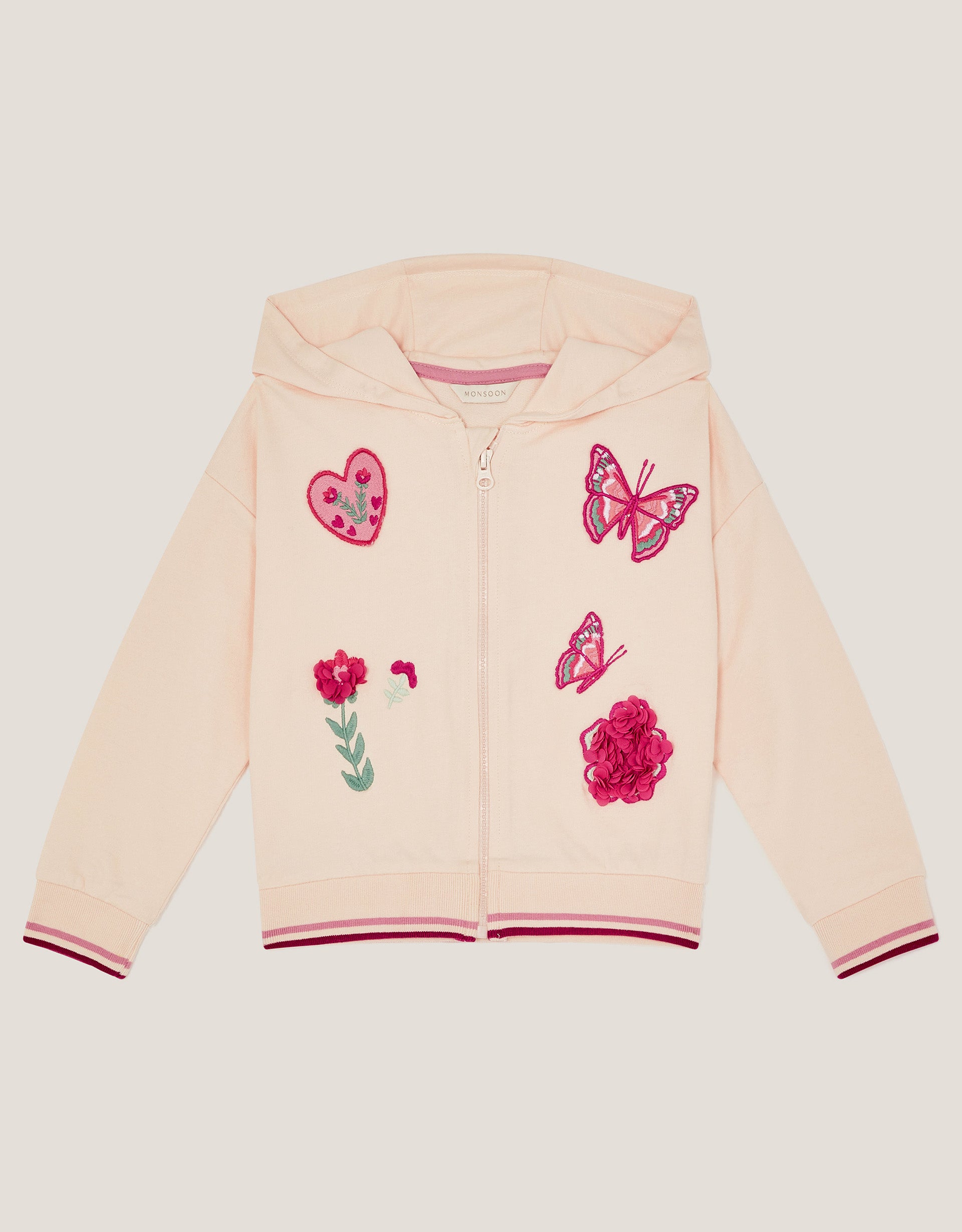 DUKS - APPLIQUE BADGE ZIP THROUG