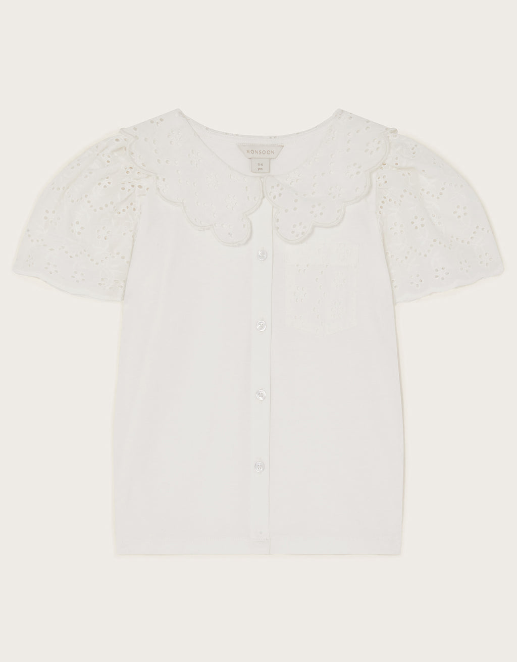 BLUZA - JERSEY BROIDERIE BLOUSE