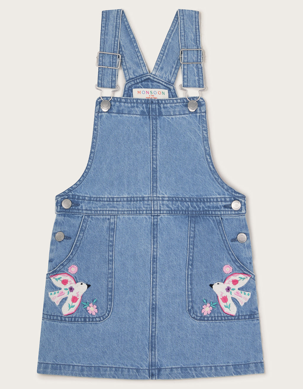 HALJINA - DENIM DUNGAREE PINNIE