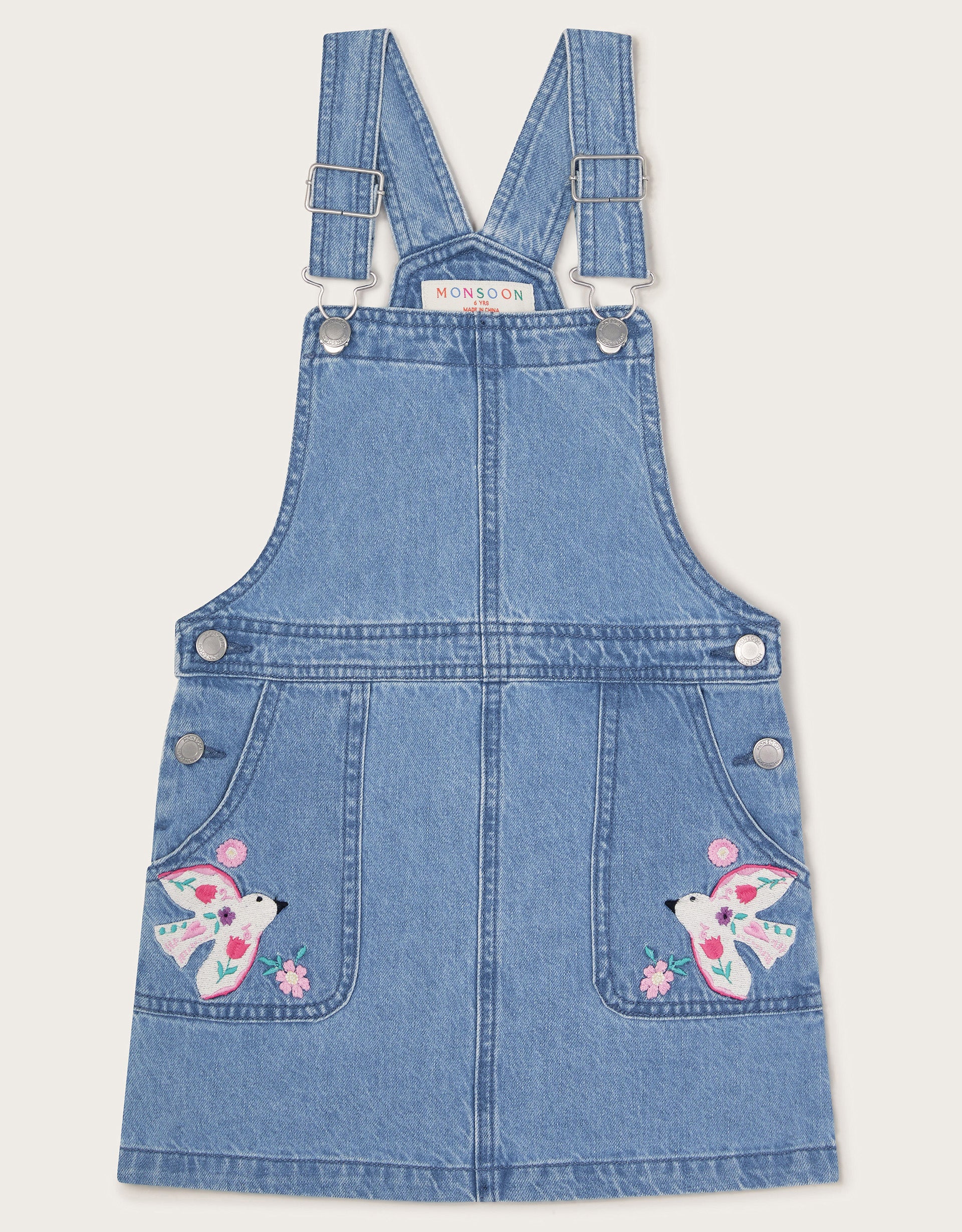 HALJINA - DENIM DUNGAREE PINNIE