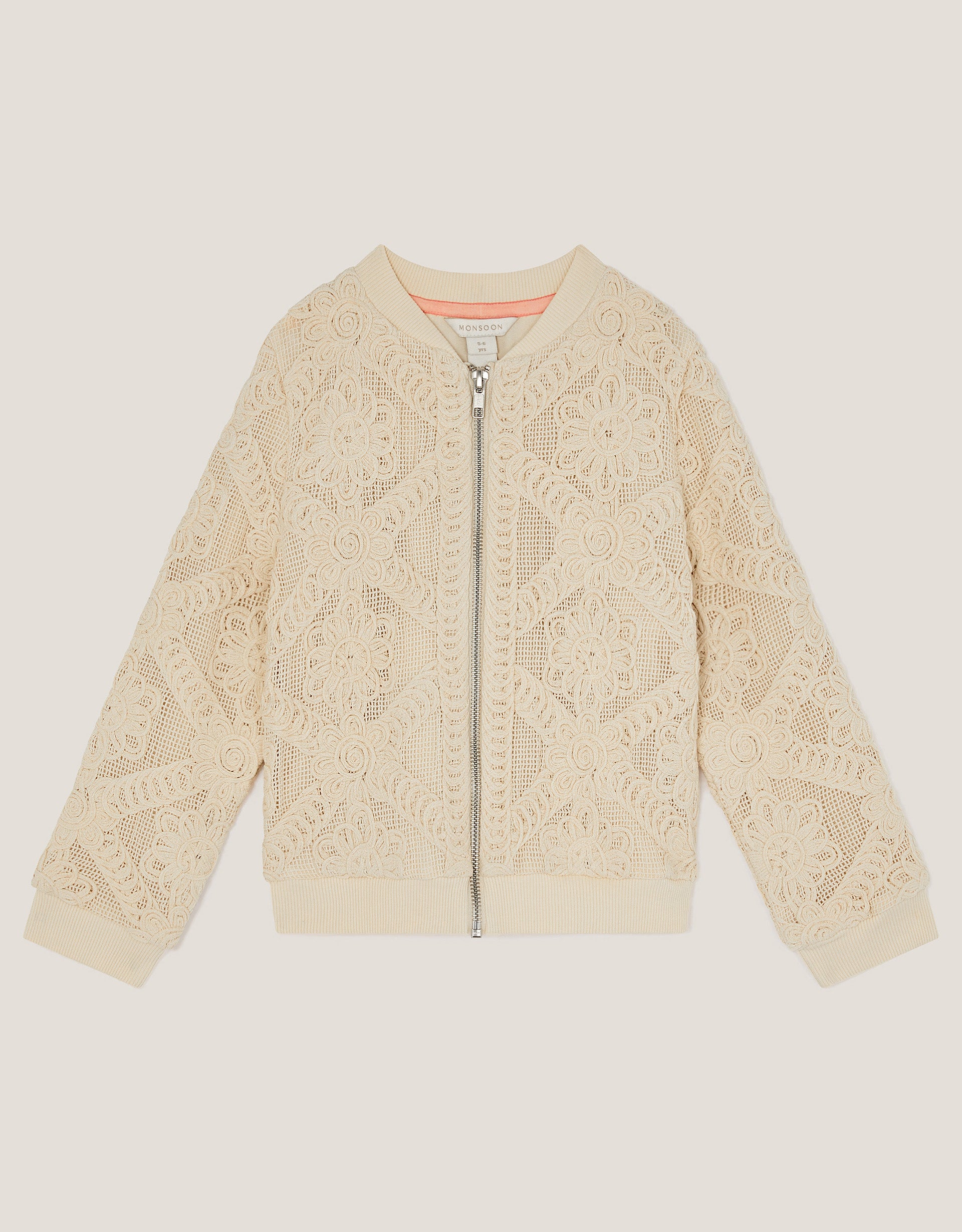 JAKNA - CROCHET BOMBER JACKET