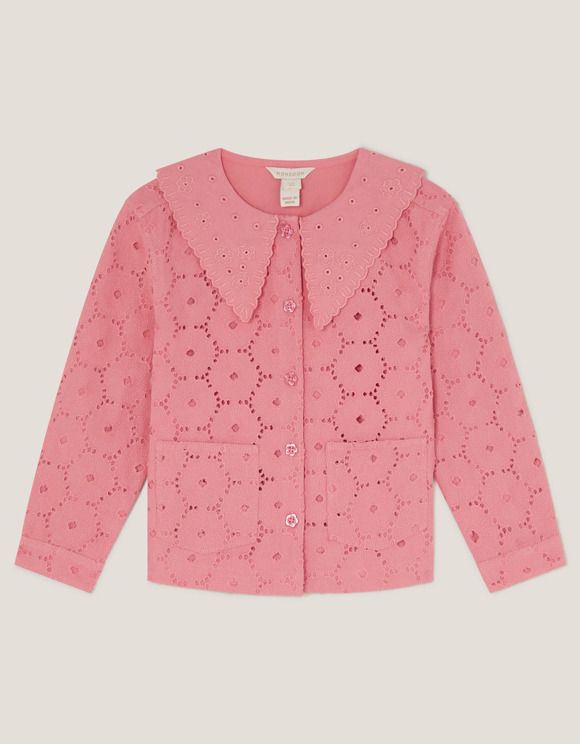 JAKNA - BRODERIE COLLAR JACKET