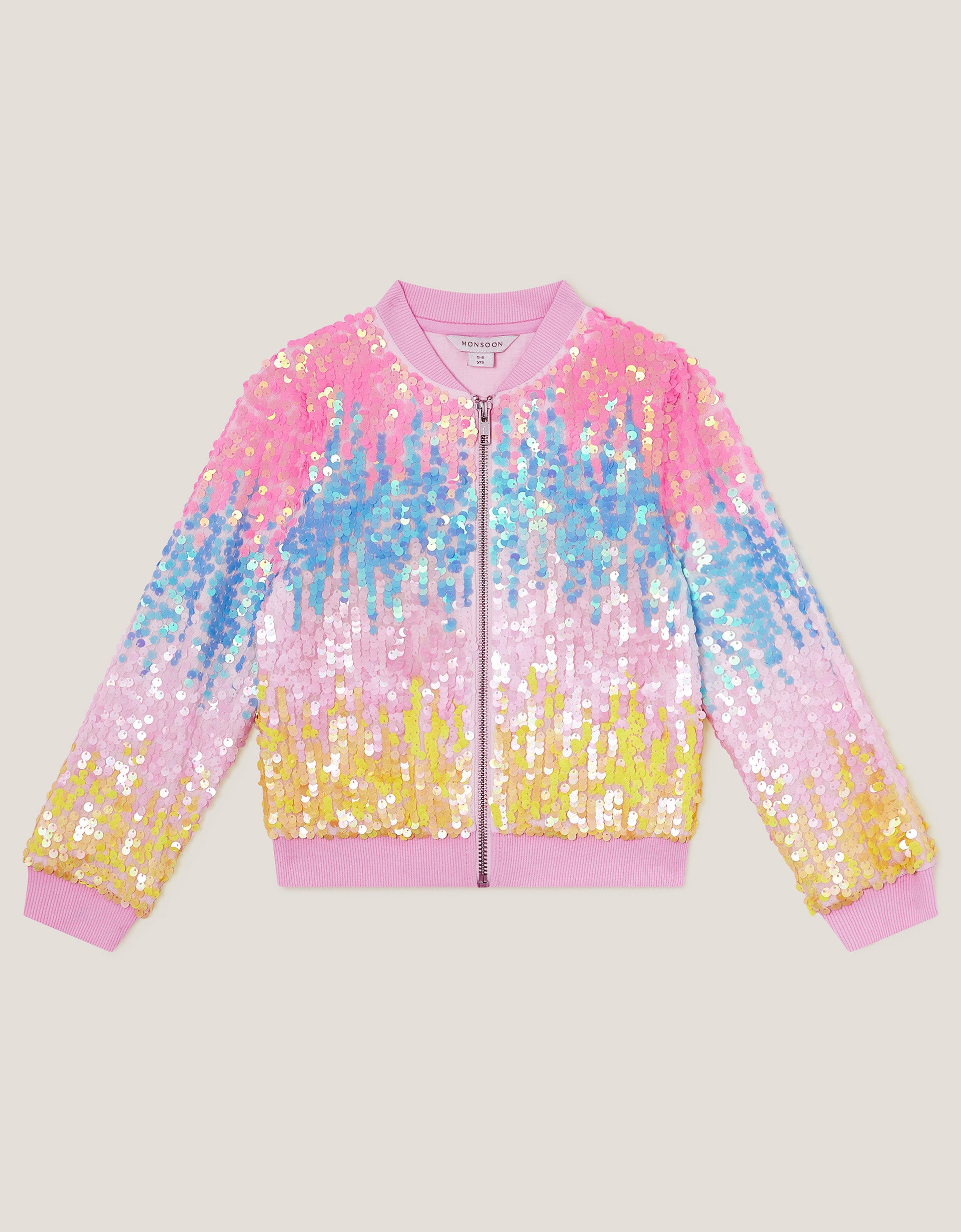 JAKNA - SEQUIN OMBRE BOMBER