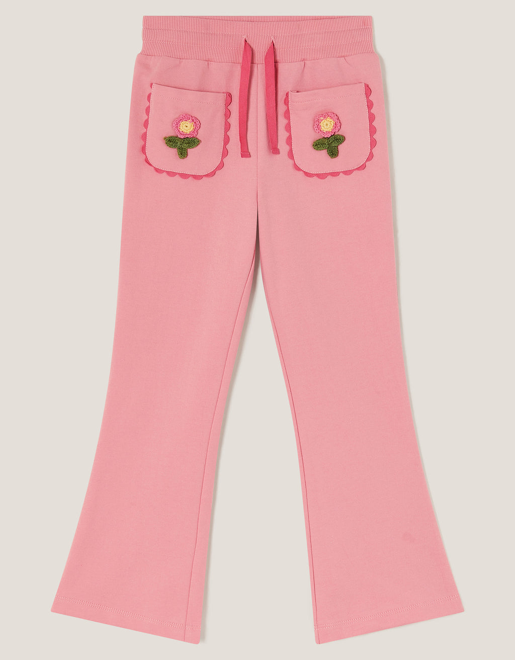 DONJI DEO TRENERKE - PINK COLLAR SWEAT BOTTOMS