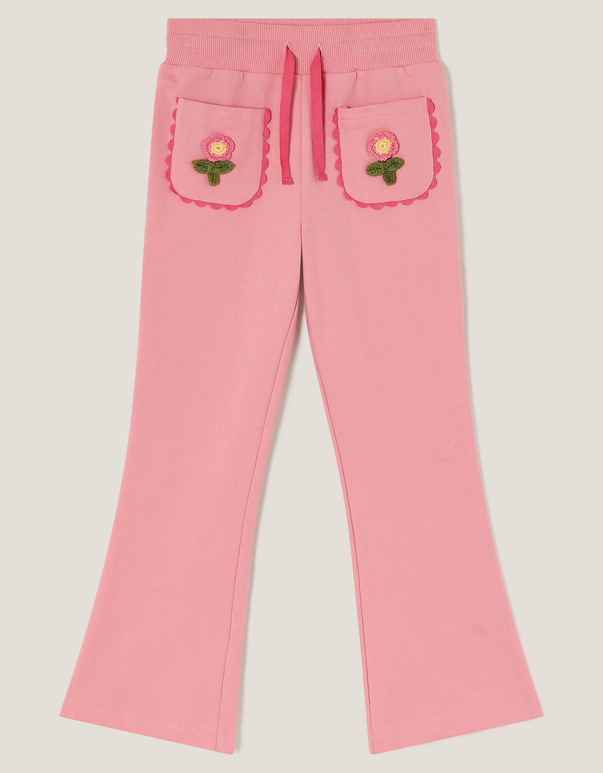 DONJI DEO TRENERKE - PINK COLLAR SWEAT BOTTOMS