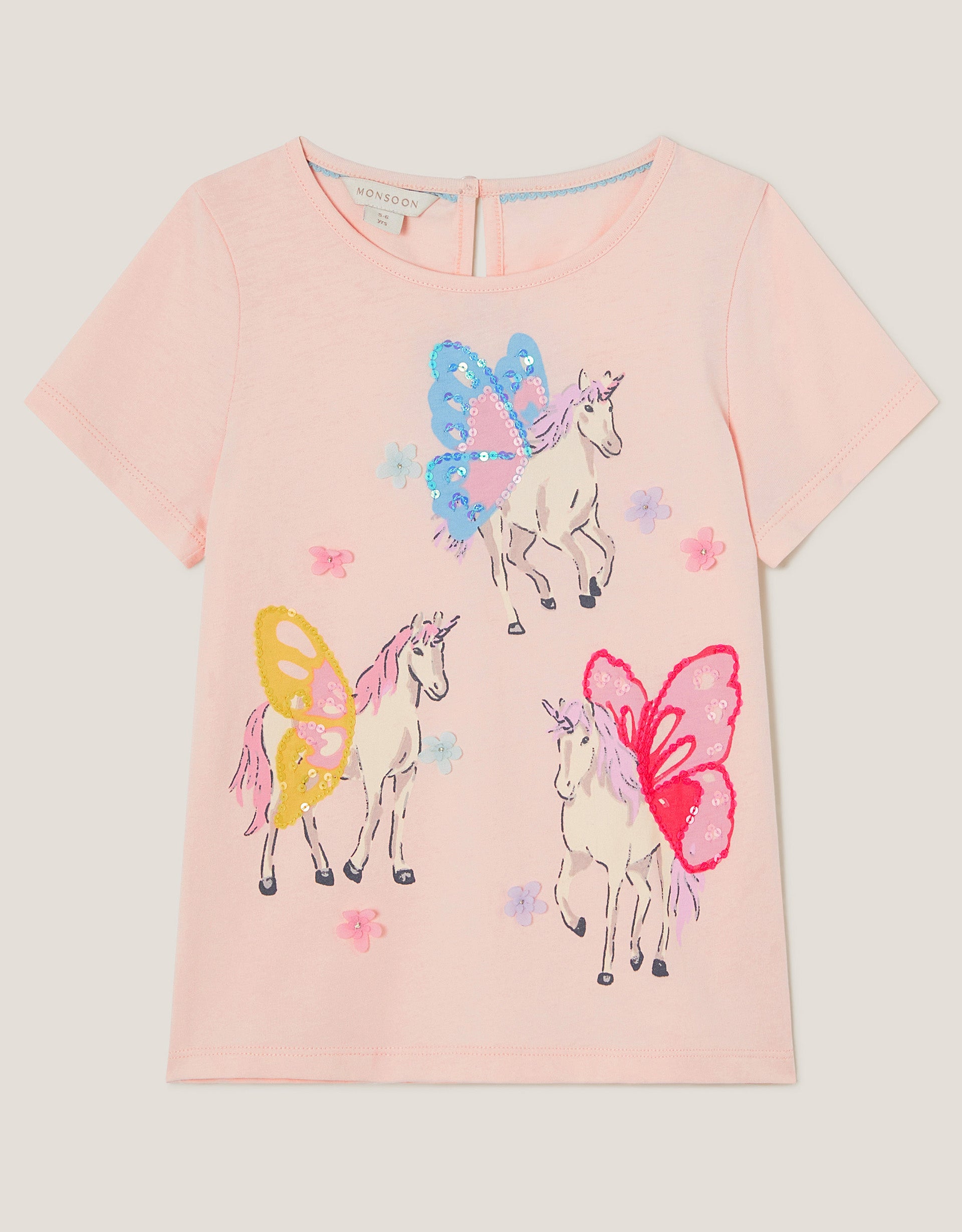 MAJICA - FLWER BFLY UNICORN TSHIRT