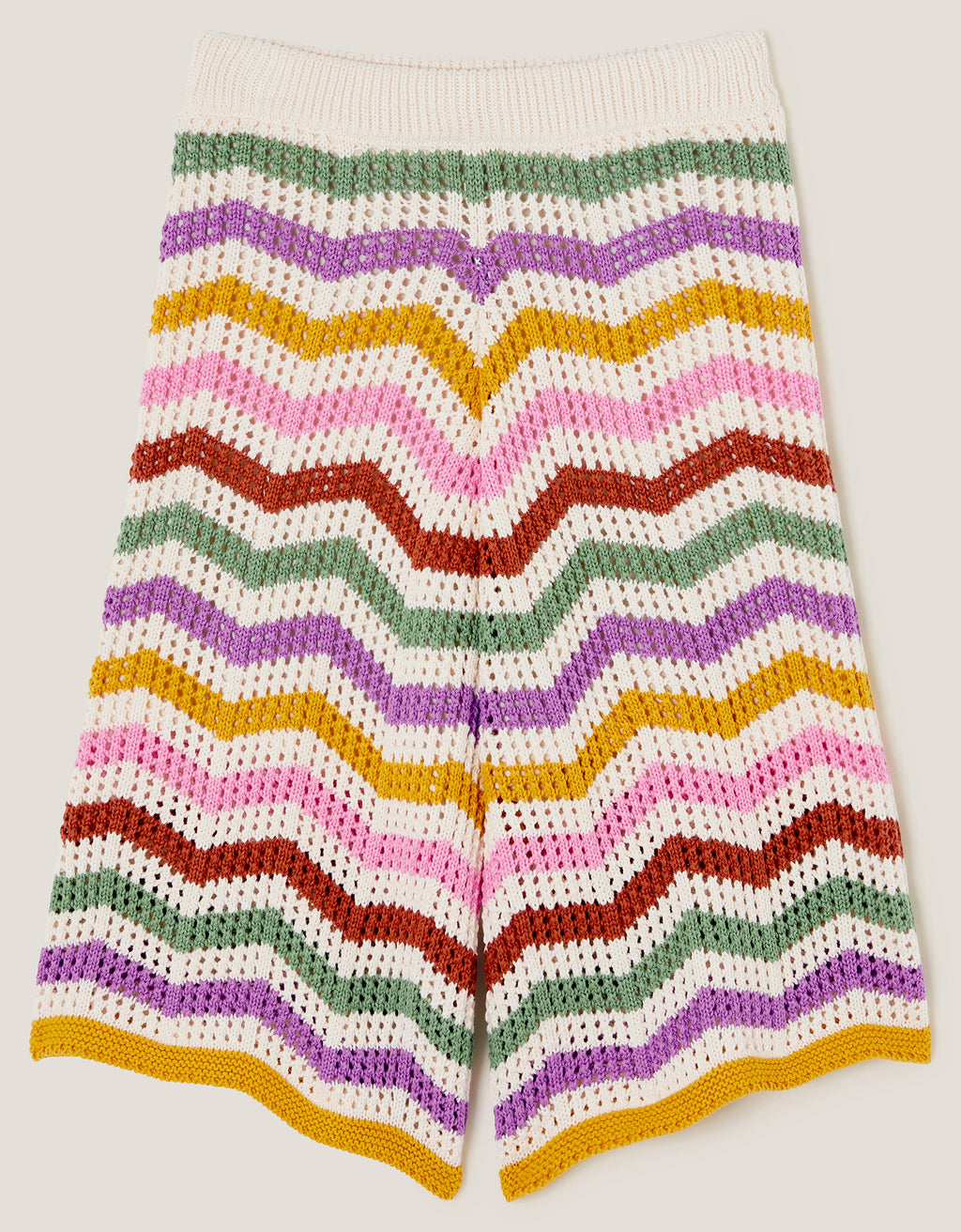 PANTALONE - CROCHET WAVY CULOTTES