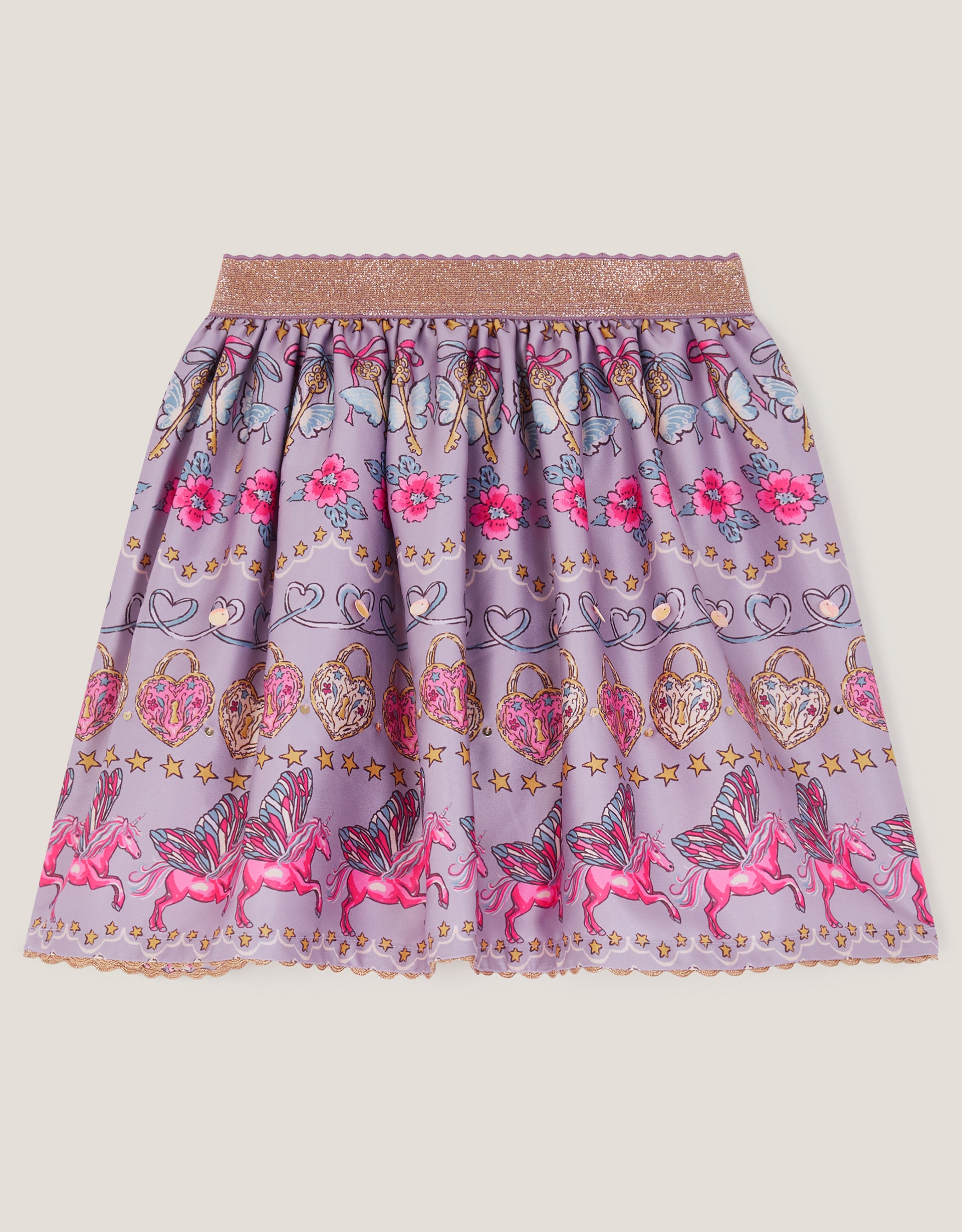 SUKNJA - TREAT CULTURE SATIN SKIRT