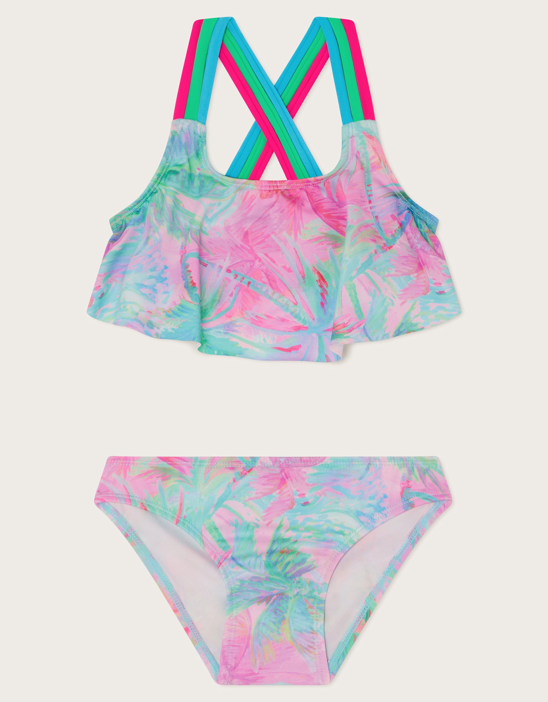 KUPACI KOSTIM - SPLASH PRINT FRILL BIKINI