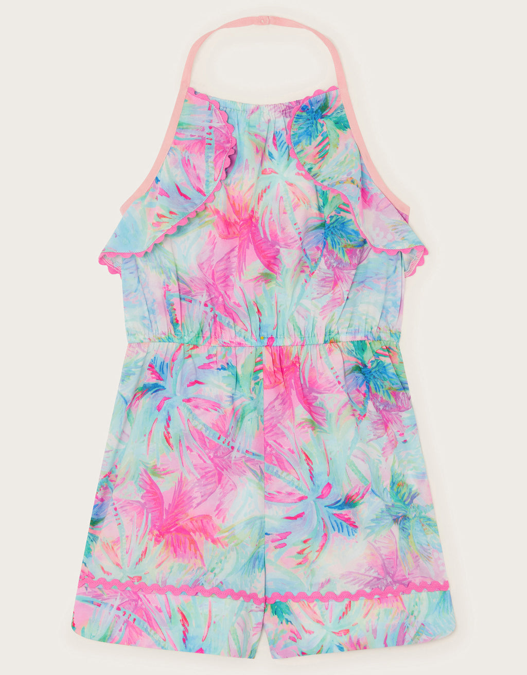 KOMBINEZON - SPLASH PRINT FRILL PLAYSU