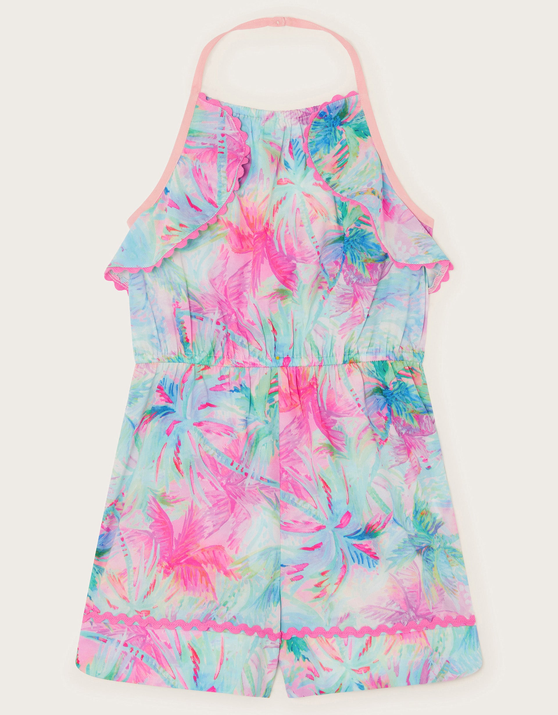 KOMBINEZON - SPLASH PRINT FRILL PLAYSU