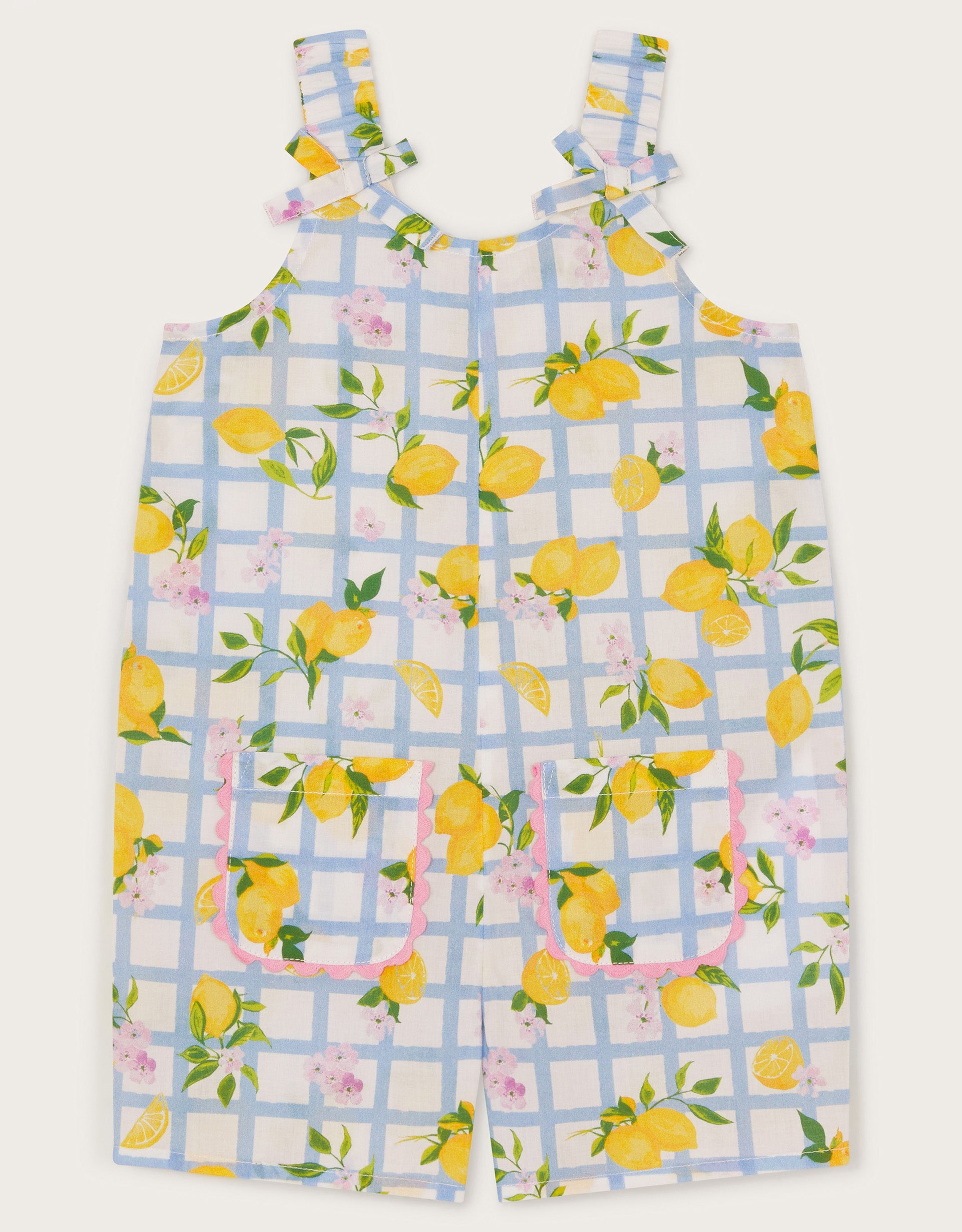 KOMBINEZON - BABY LEMON PRINT TILE ROM