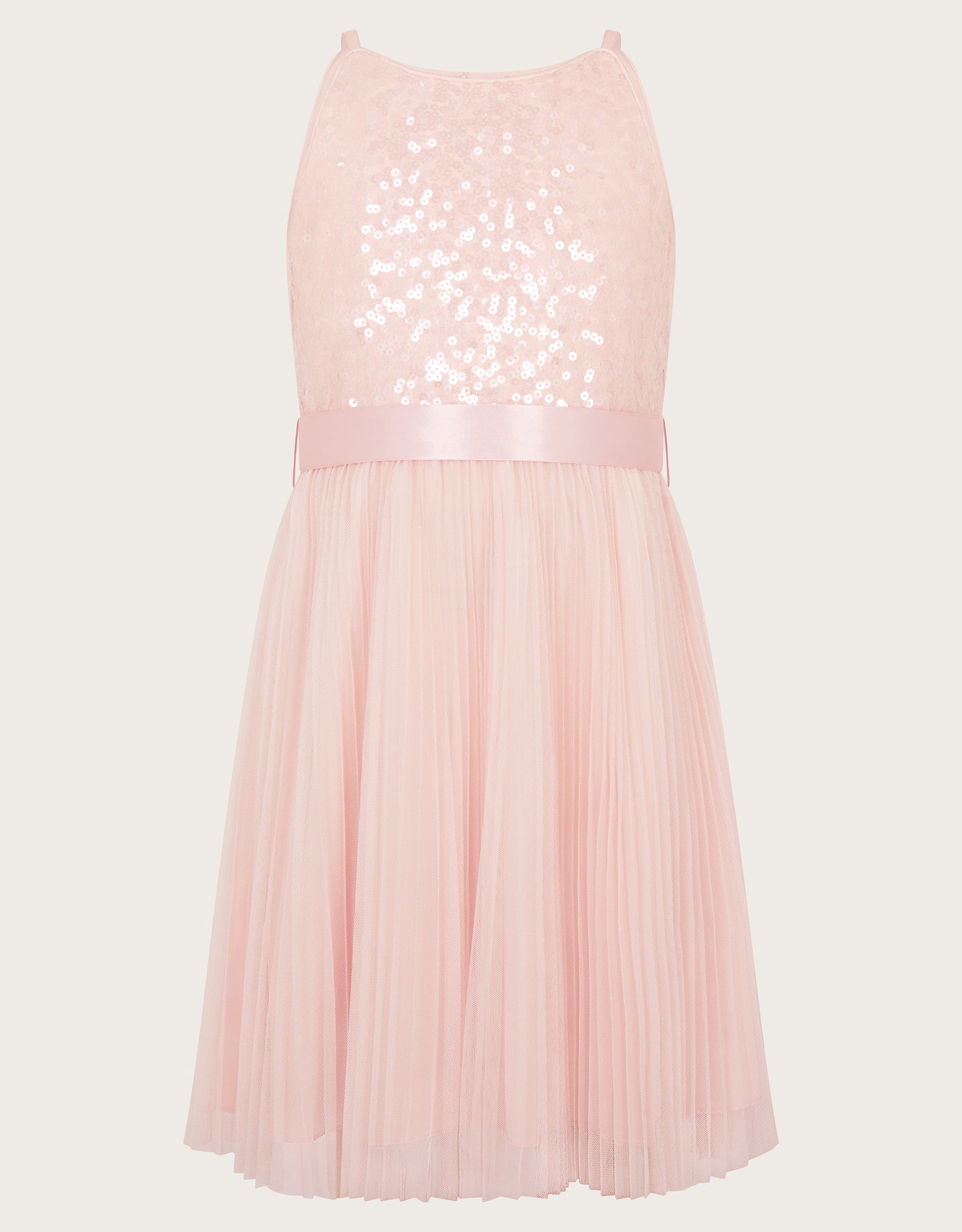HALJINA - KEITA SEQUIN PLISSE DRESS