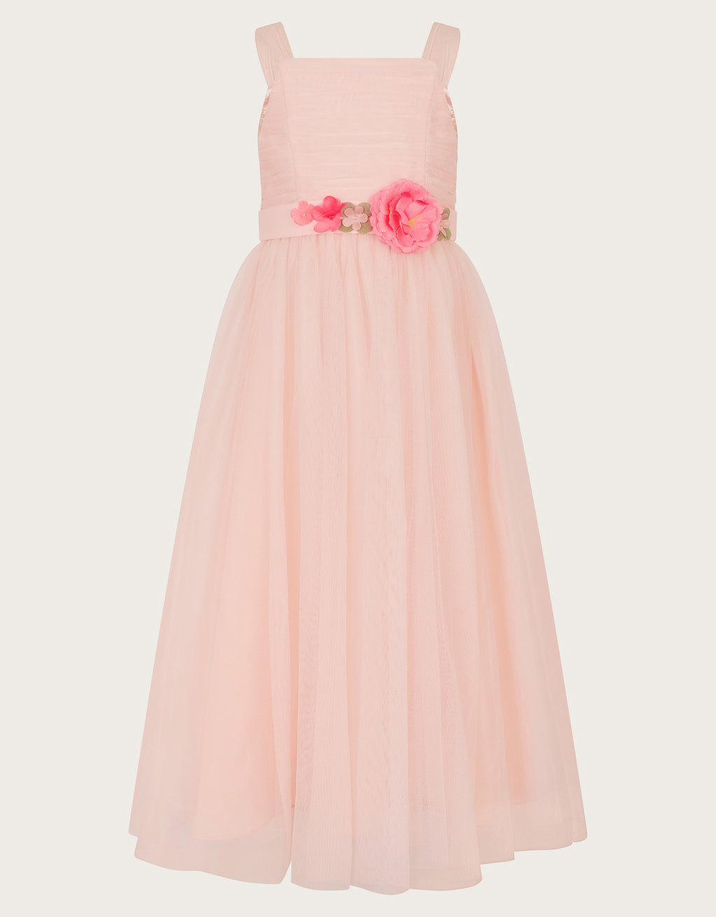 HALJINA - FLEUR 3D BELT MAXI DRESS