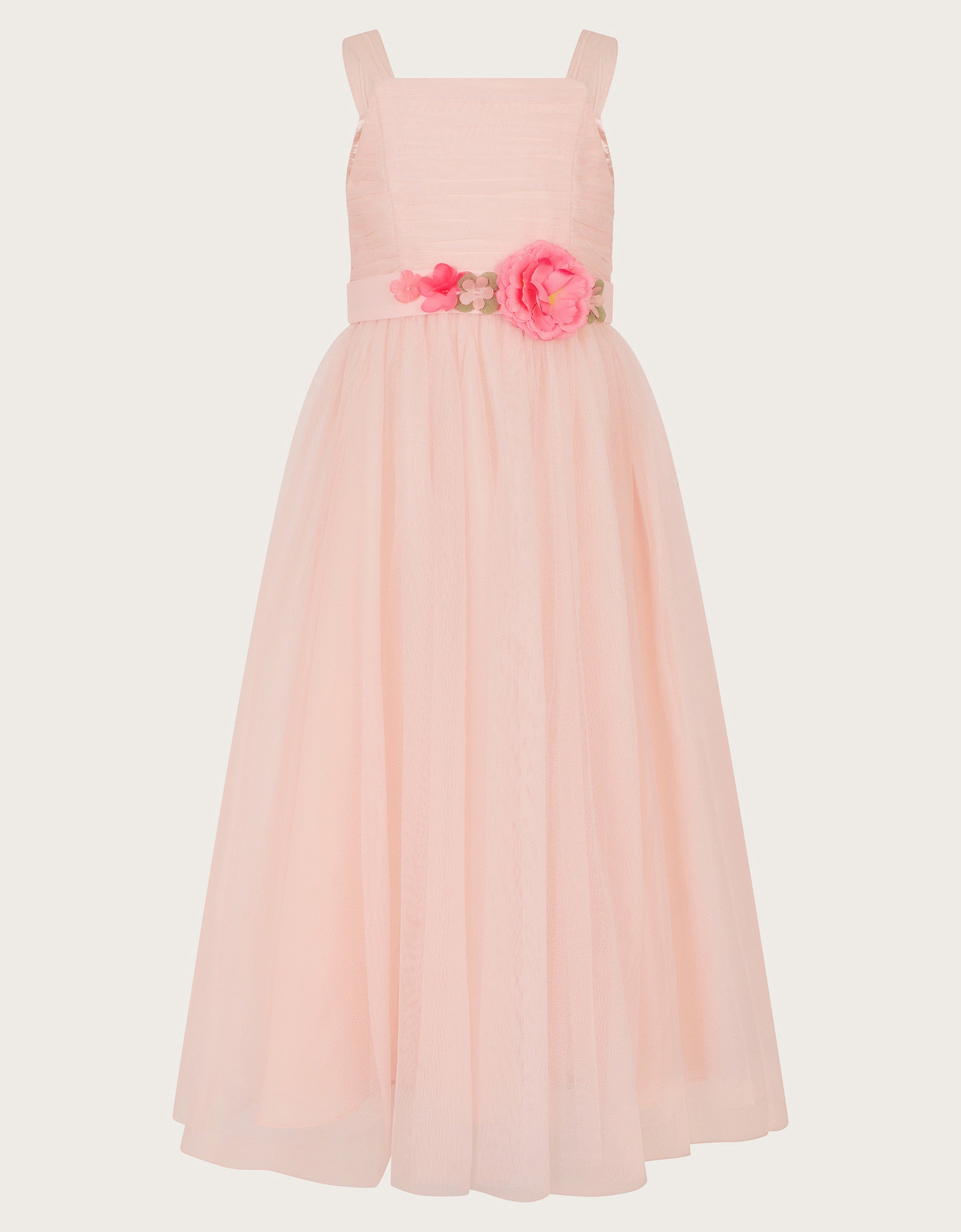 HALJINA - FLEUR 3D BELT MAXI DRESS