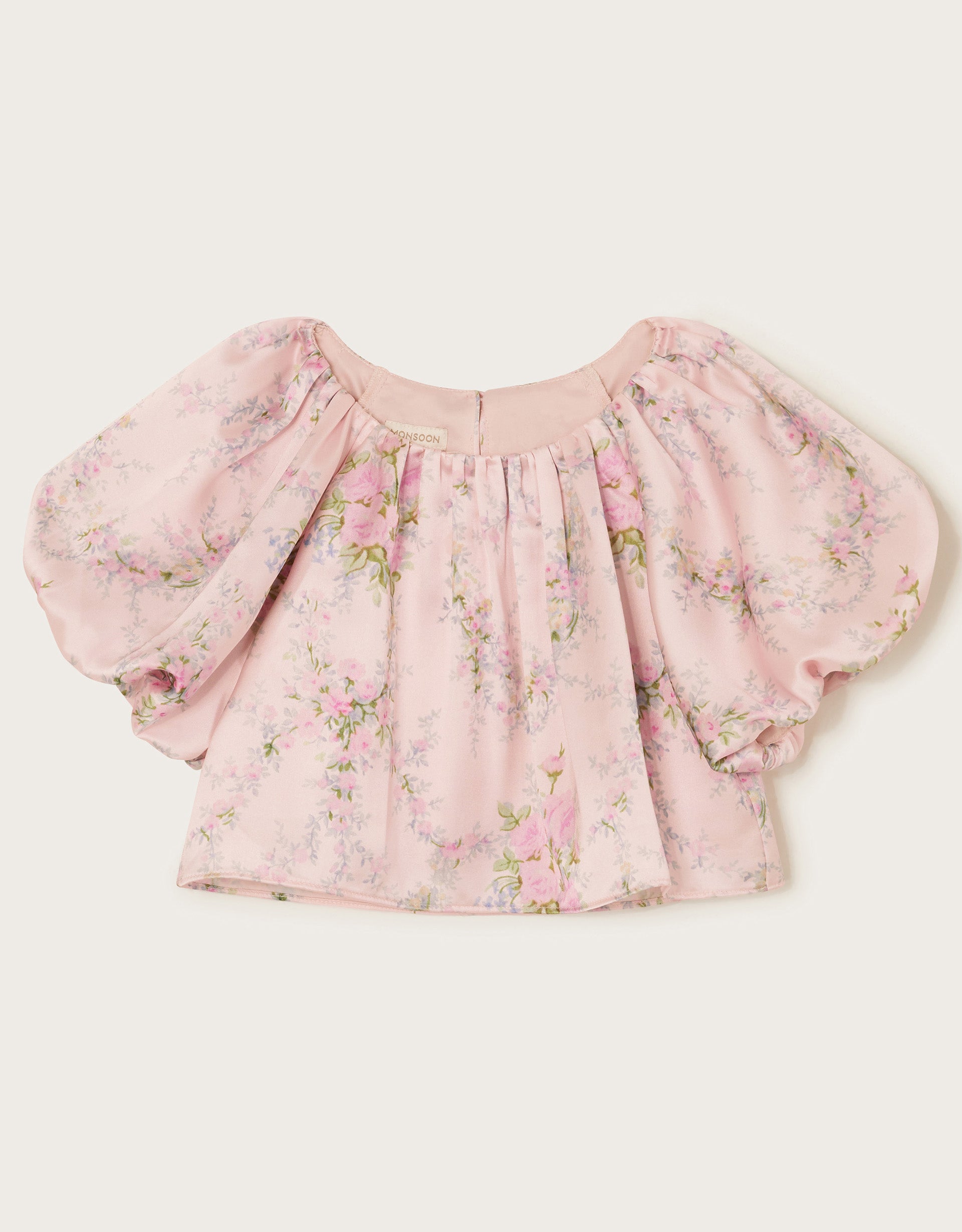 BLUZA - ESME ROSE SATIN PUFF TOP