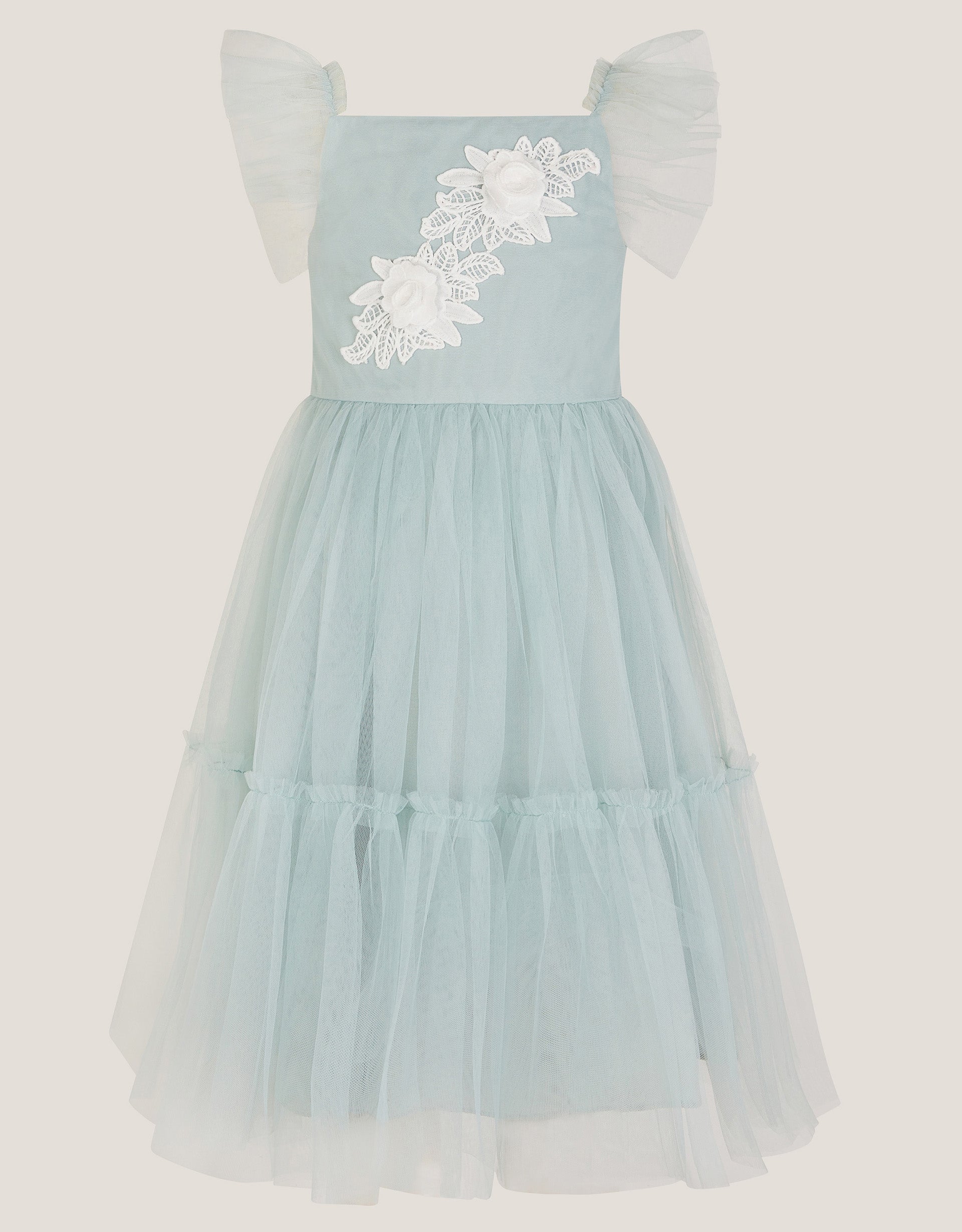 HALJINA - EVA CROCHET TULLE DRESS
