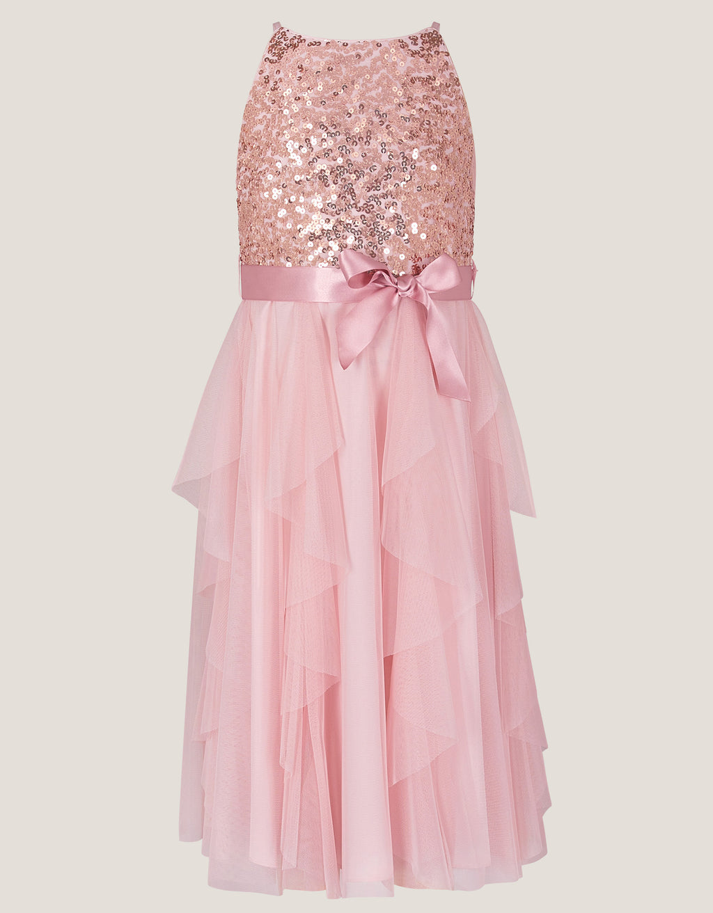 HALJINA - SEQUIN WATERFALL TULLE DR