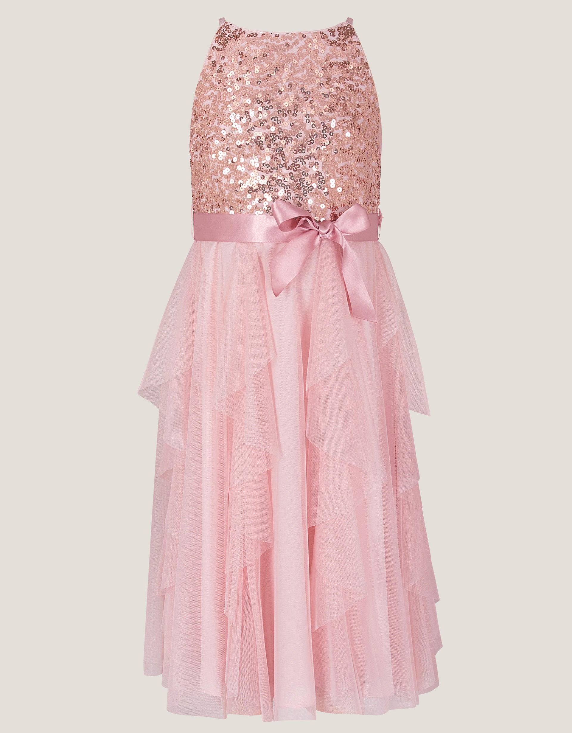 HALJINA - SEQUIN WATERFALL TULLE DR