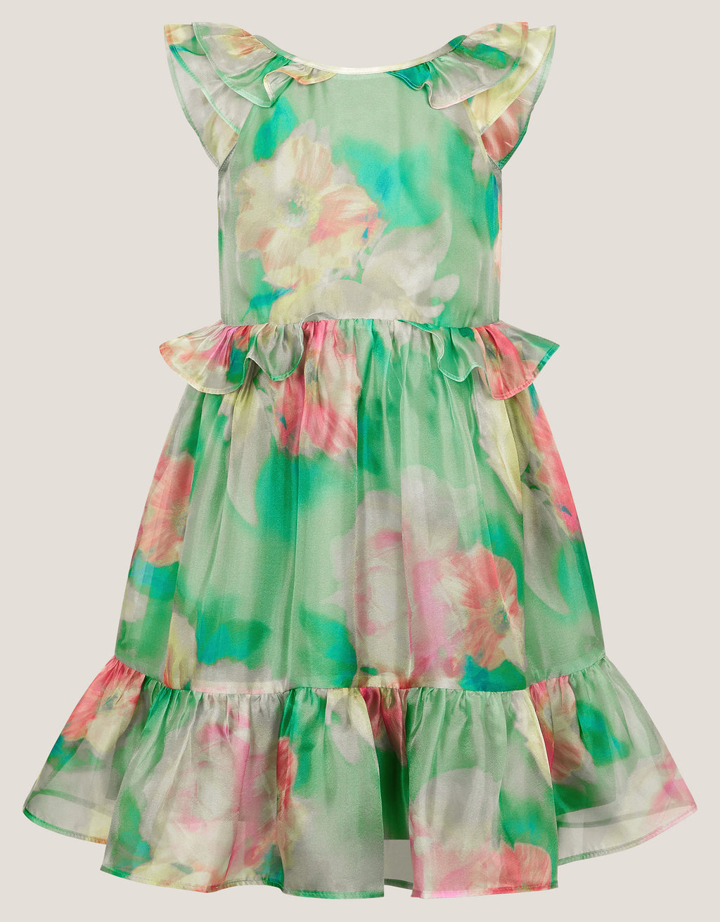 HALJINA - BLURRY FLORAL ORGANZA