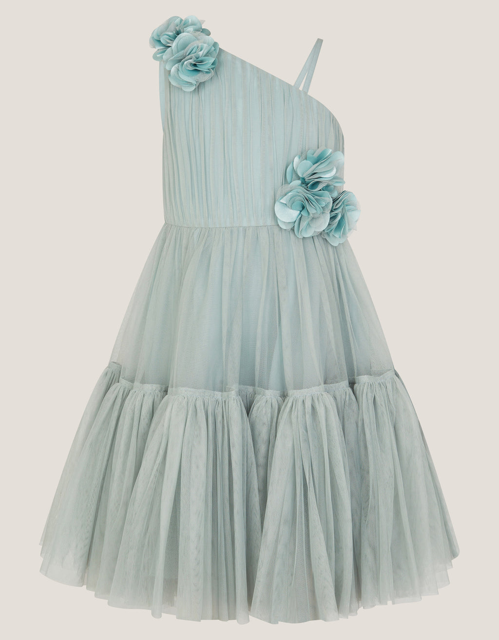 HALJINA - RUBY TULLE ASYM DRESS