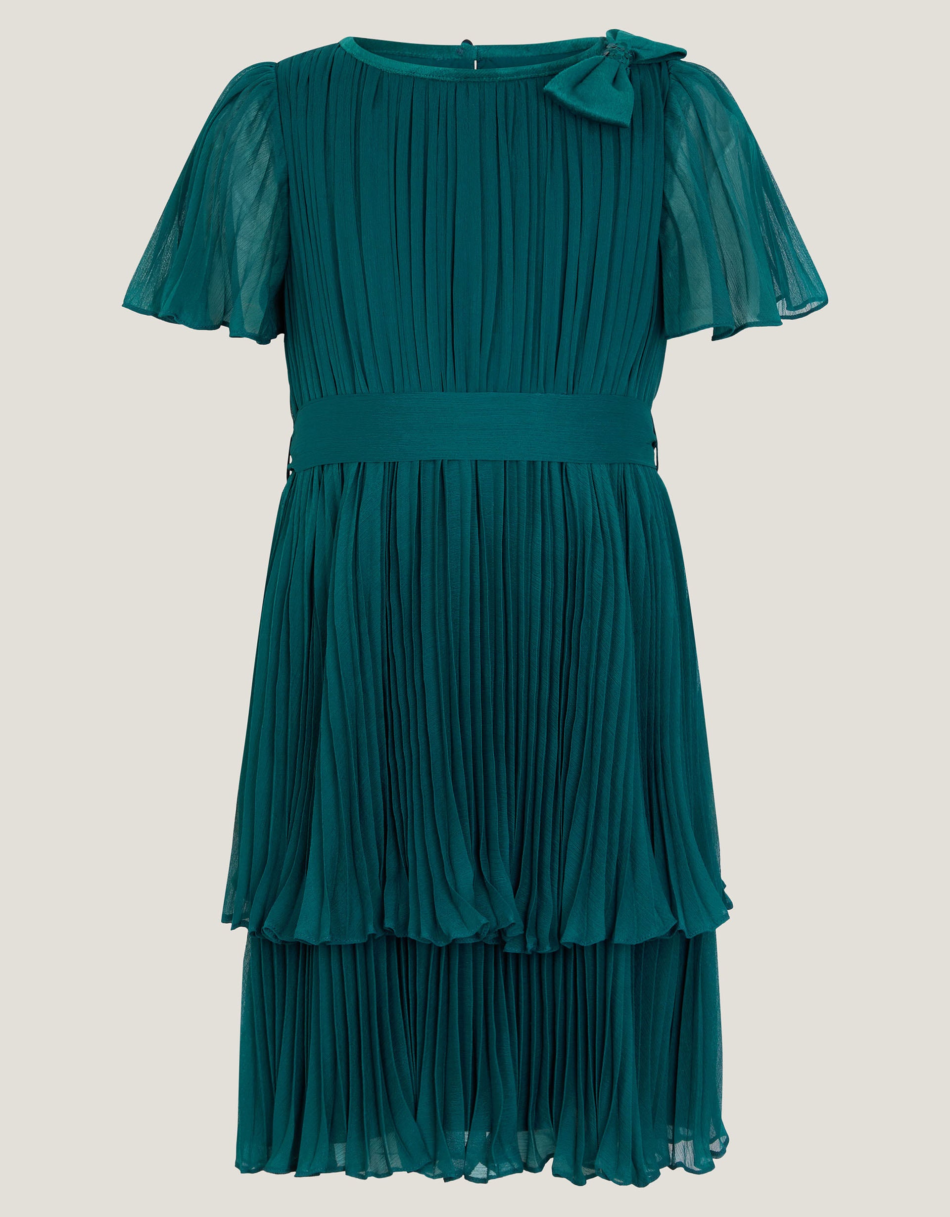 HALJINA - ALICIA PLEATED VELVET BOW
