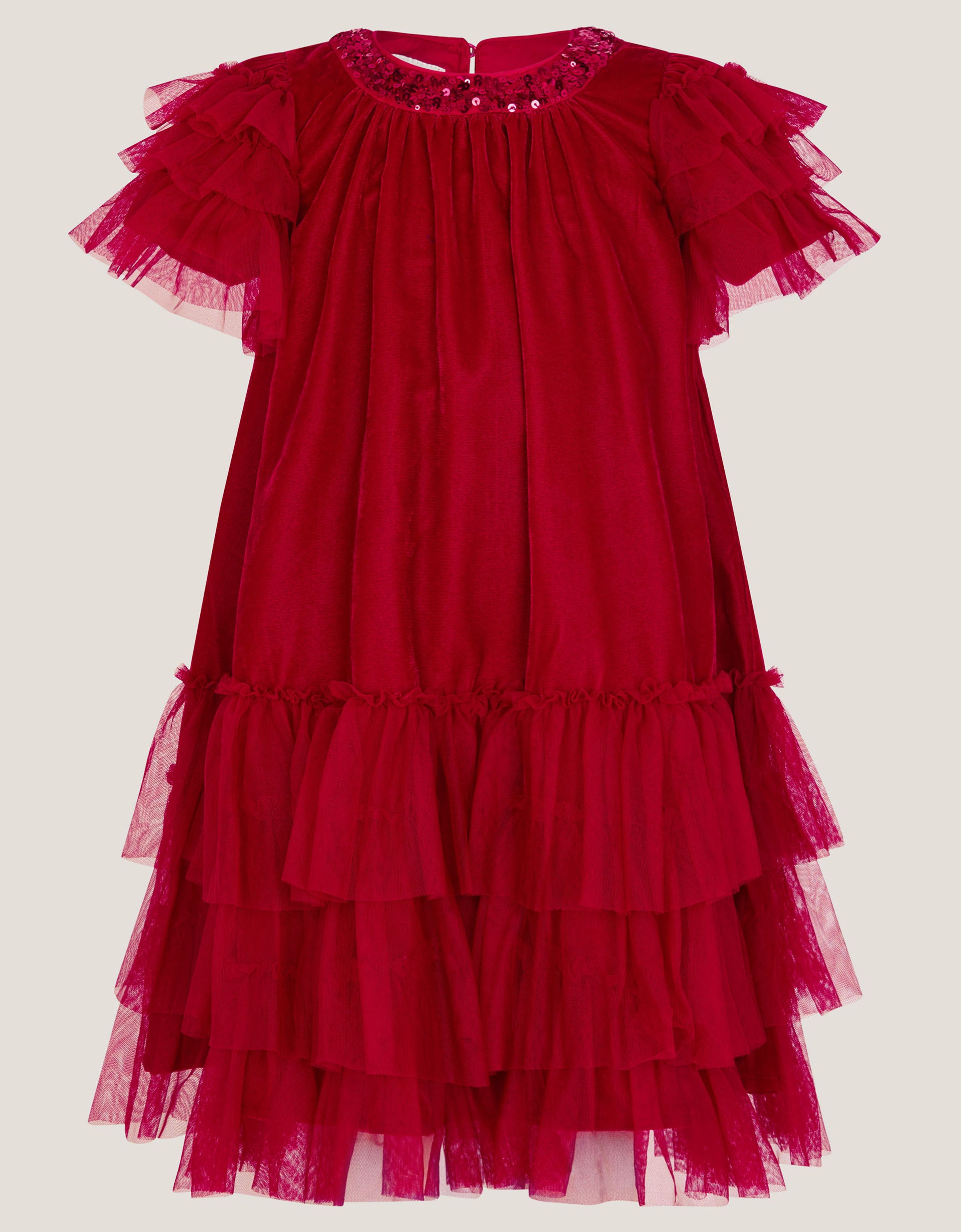 HALJINA - ALEXANDRA VELVET RUFFLE S