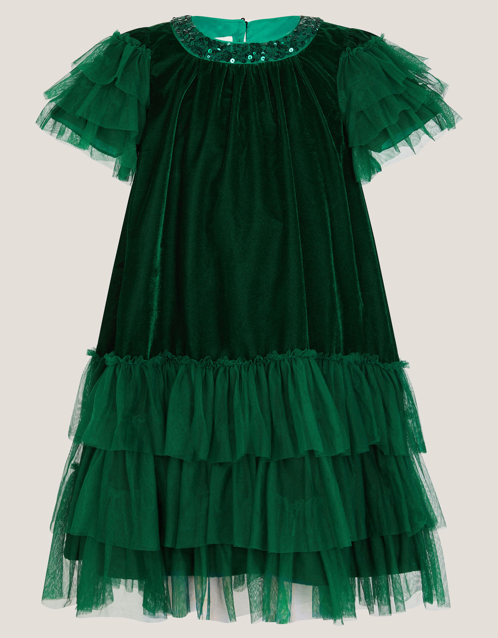 HALJINA - ALEXANDRA VELVET RUFFLE S
