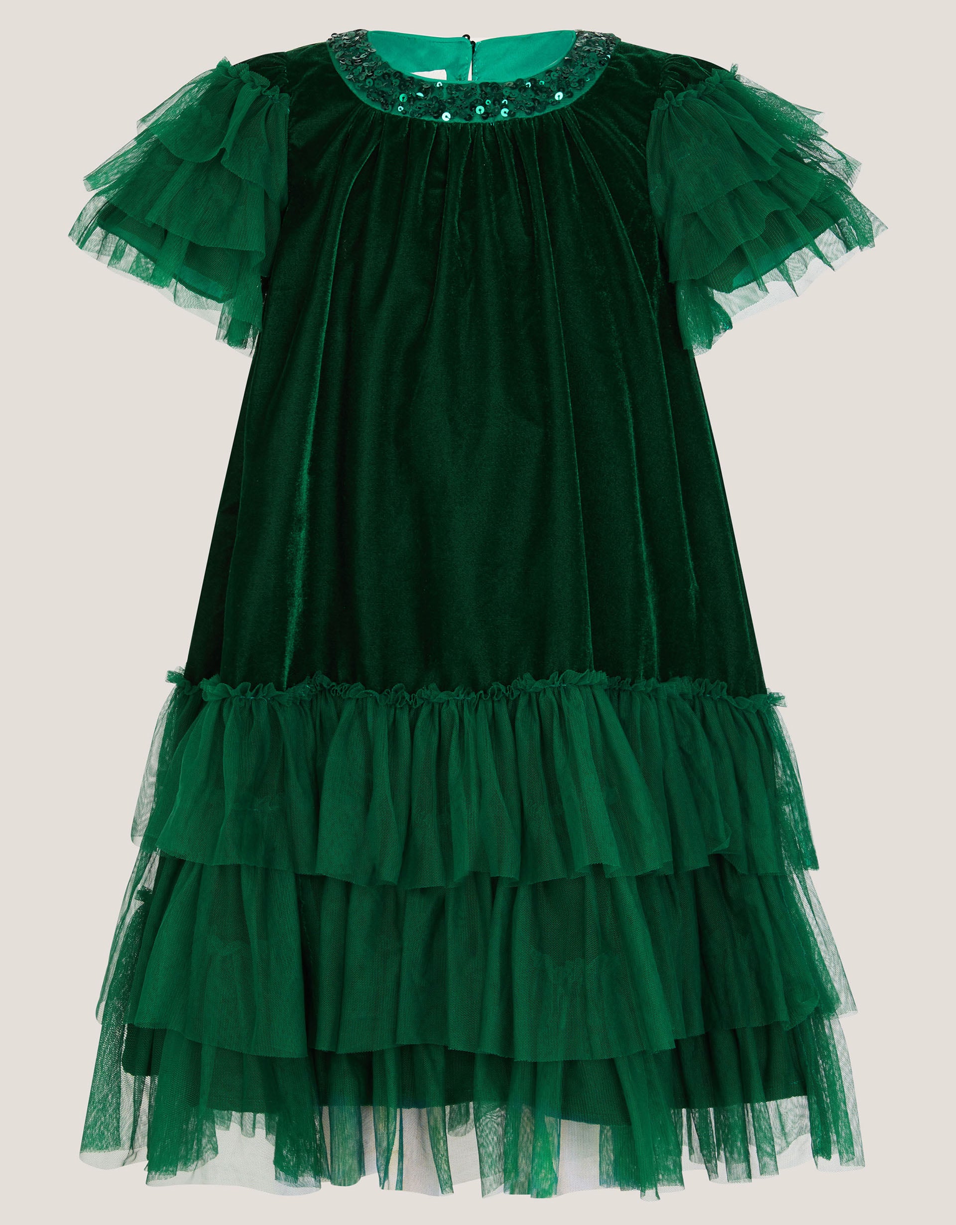 HALJINA - ALEXANDRA VELVET RUFFLE S