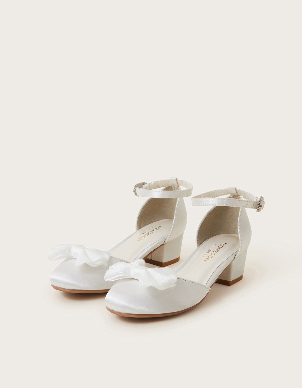 CIPELE - COMMUNION WHITE BOW HEEL