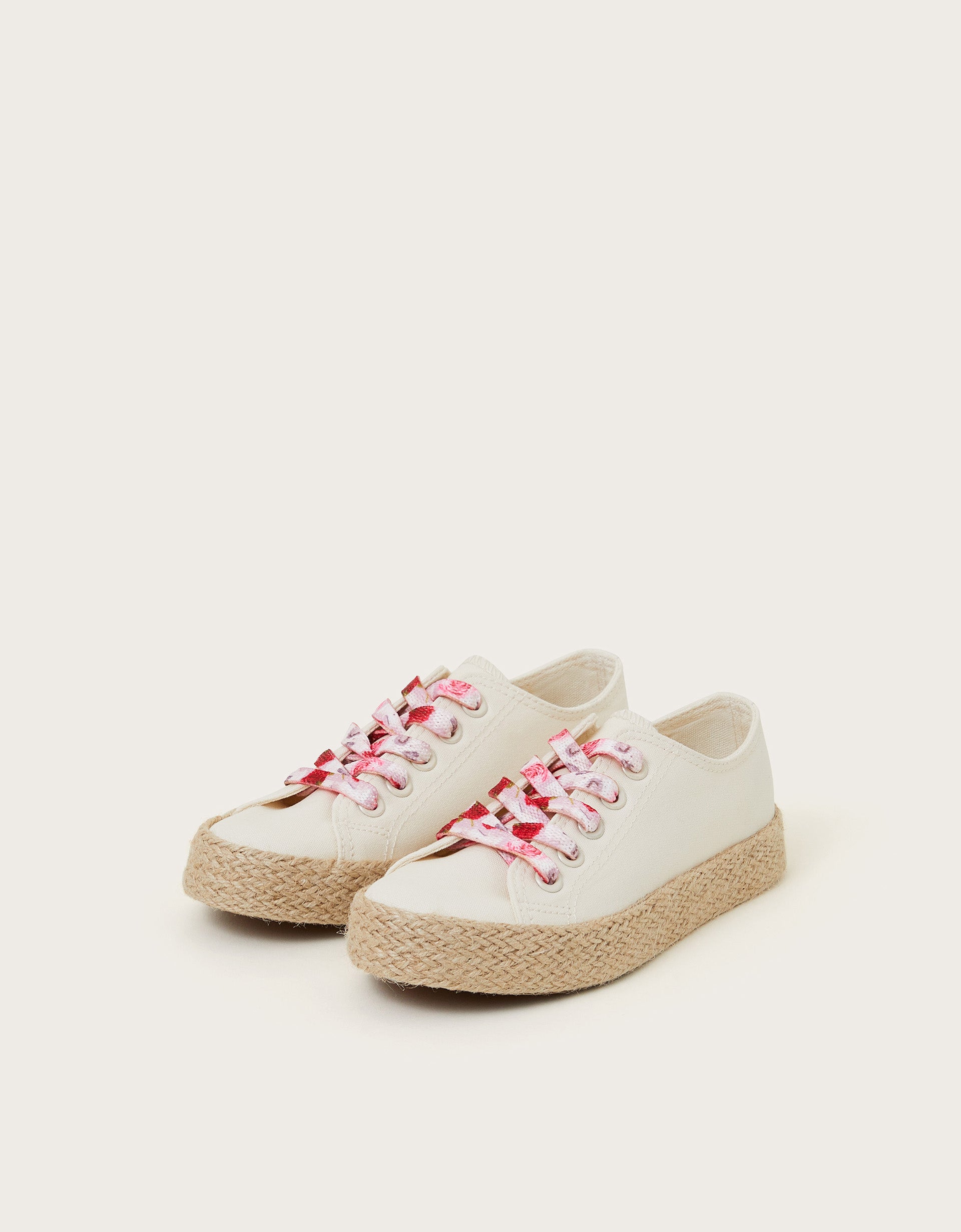 PATIKE - CANVAS PRNT LACE TRAINERS