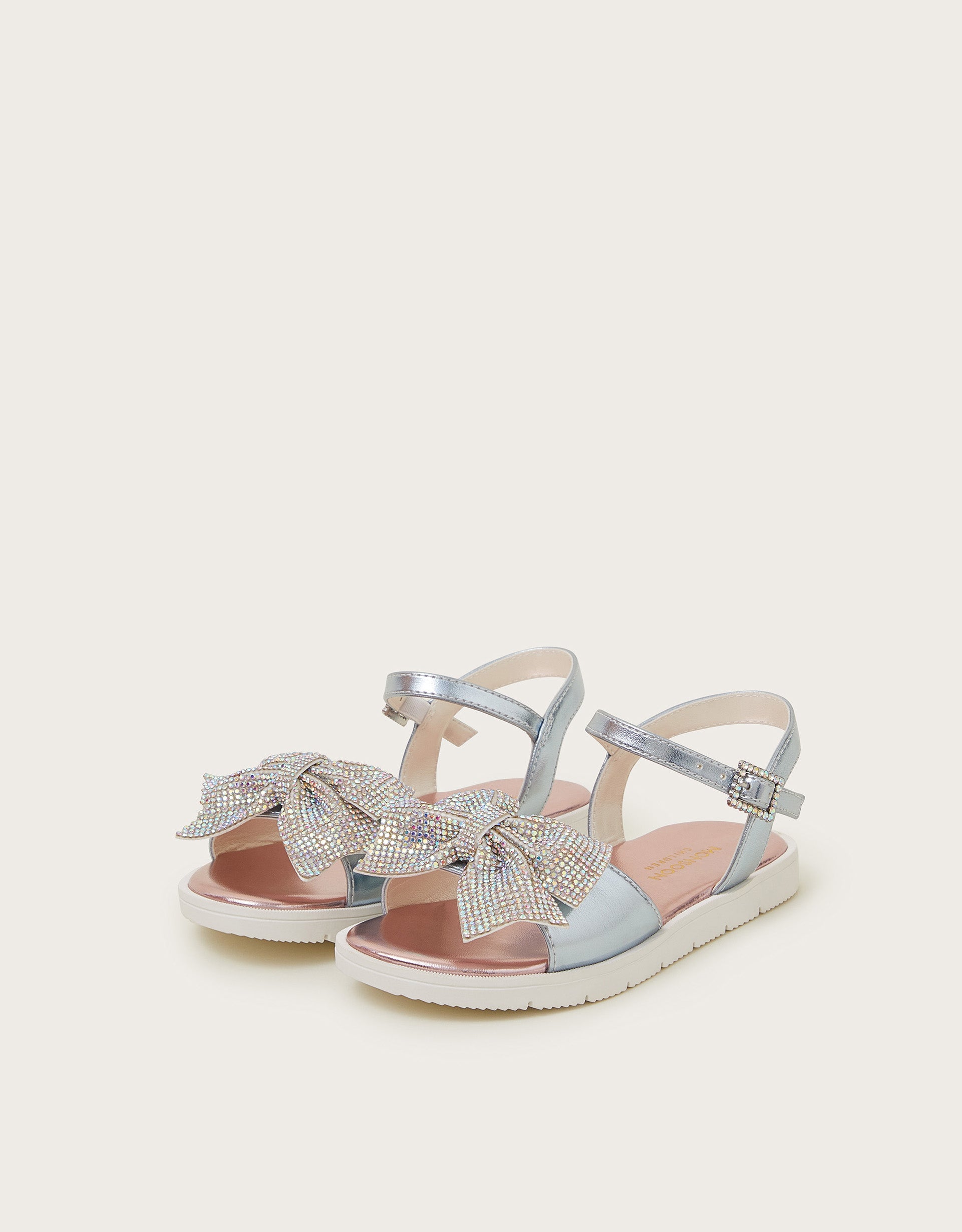 SANDALE - METALLIC BOW RAINBOW SNDL