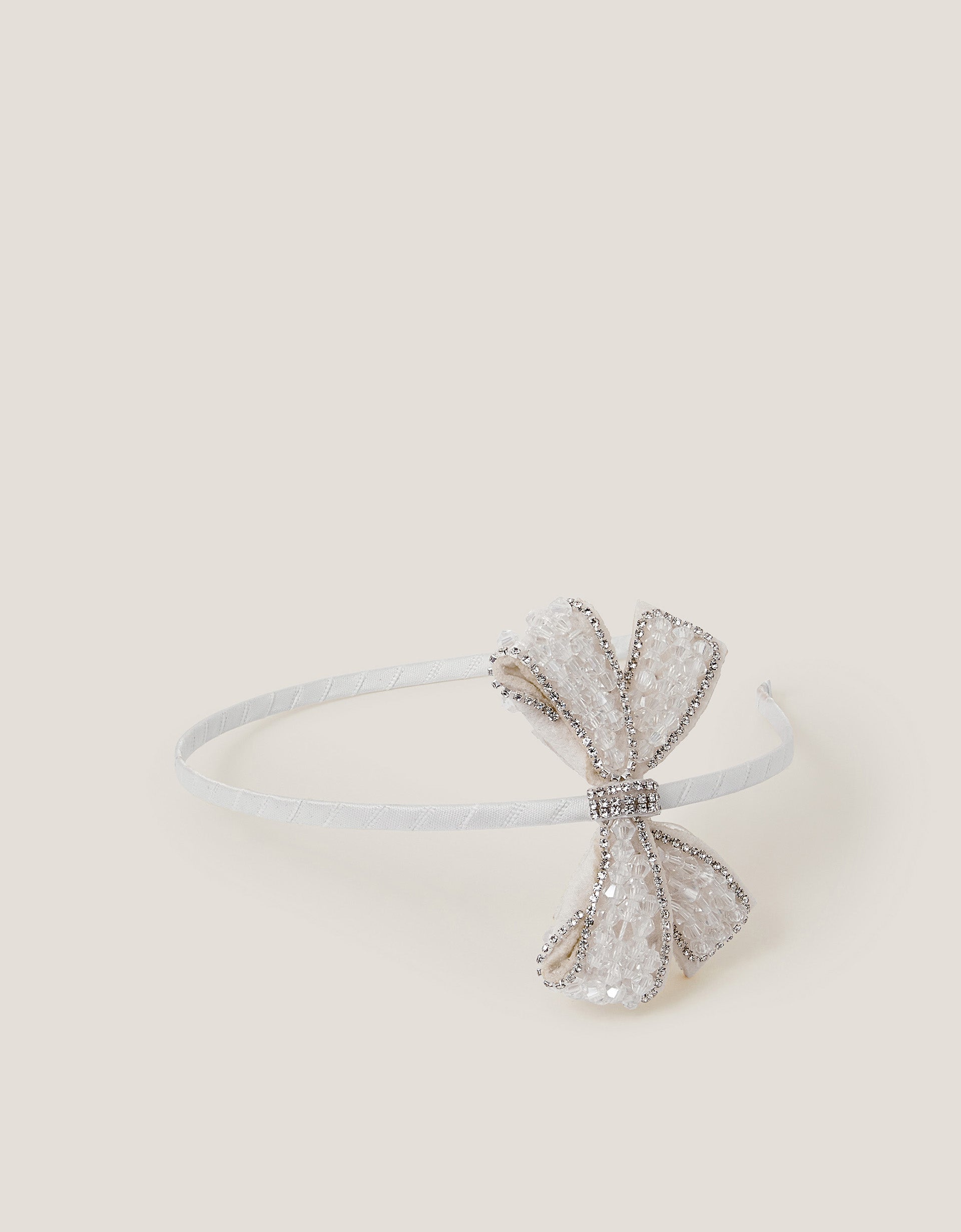 RAJF ZA KOSU - LUXE BEADED BOW ALICEBAND