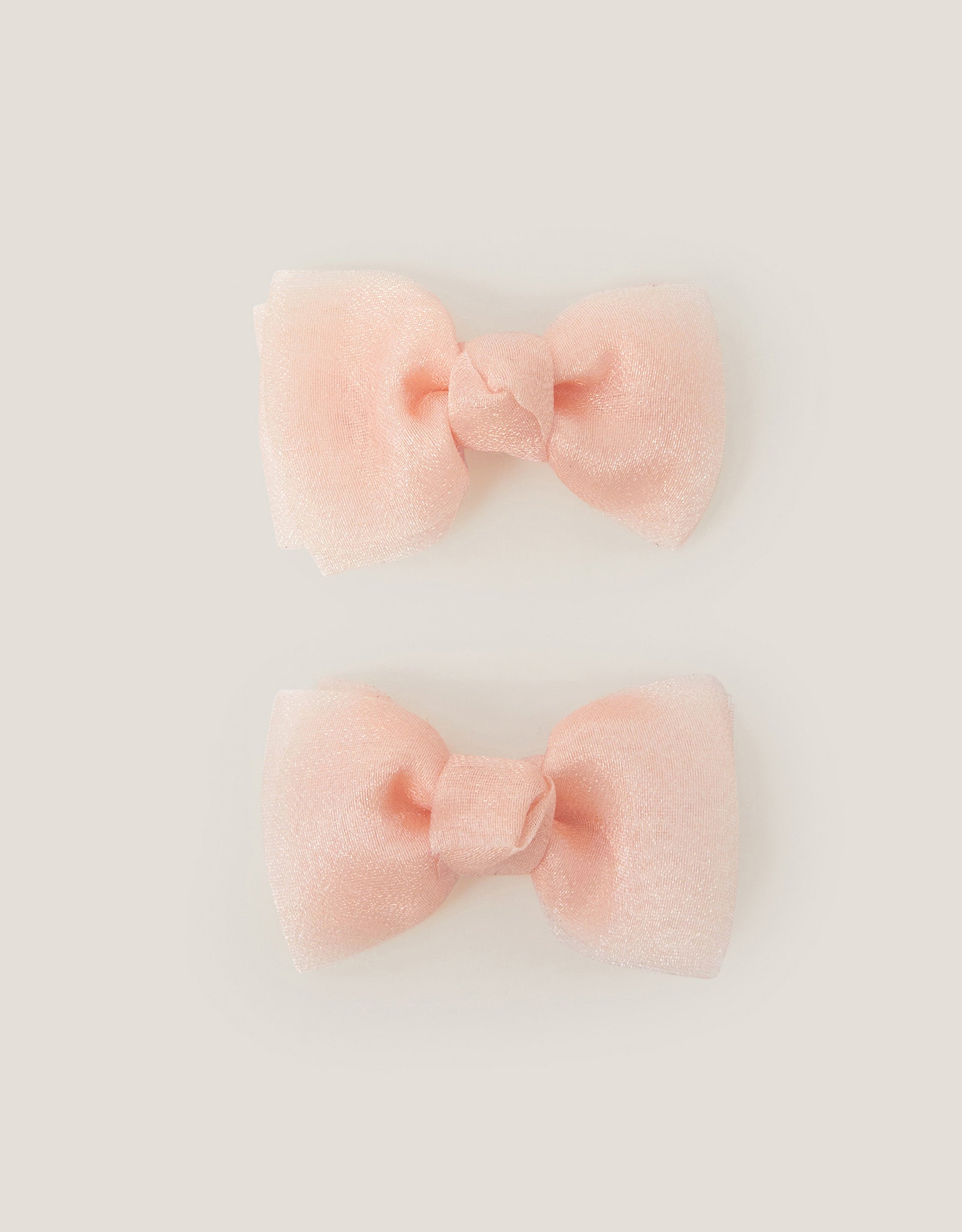 SET MASNI ZA KOSU - 2PK ORGANZA BOW CLIPS
