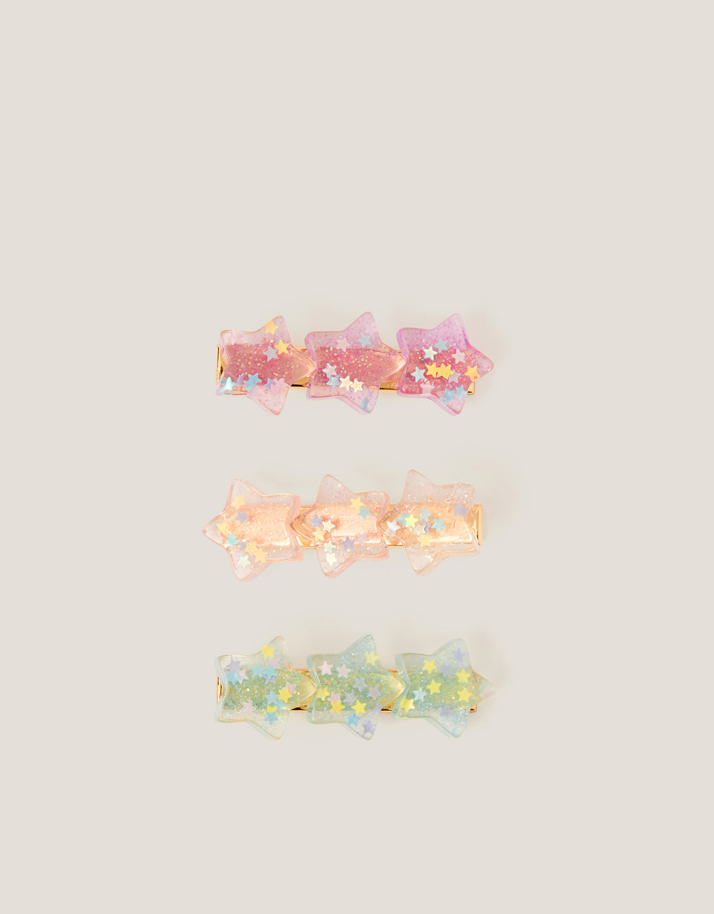 SET SNALA - 3PK SUPERSTAR CLIPS
