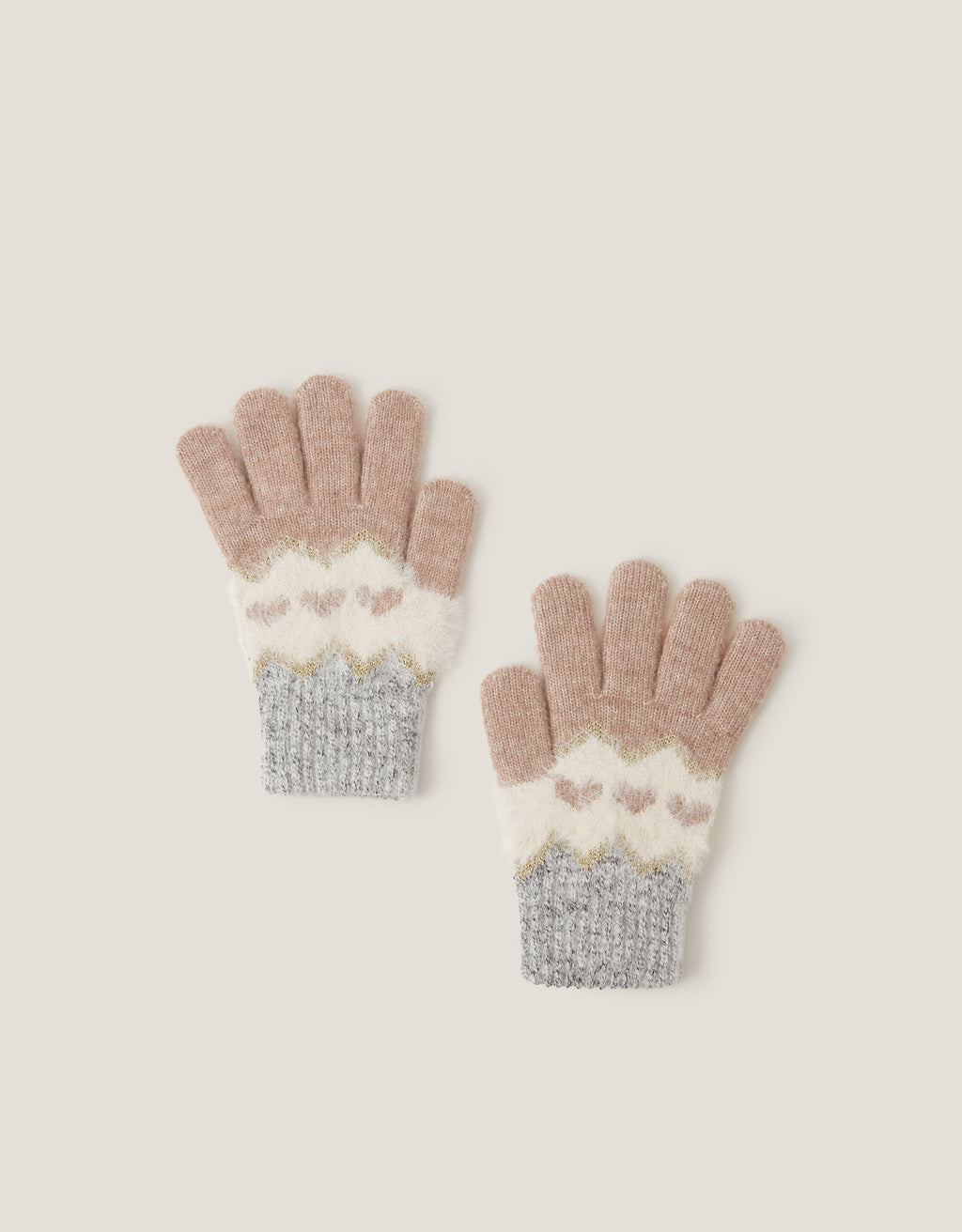 RUKAVICE - HEART INTARSIA GLOVE