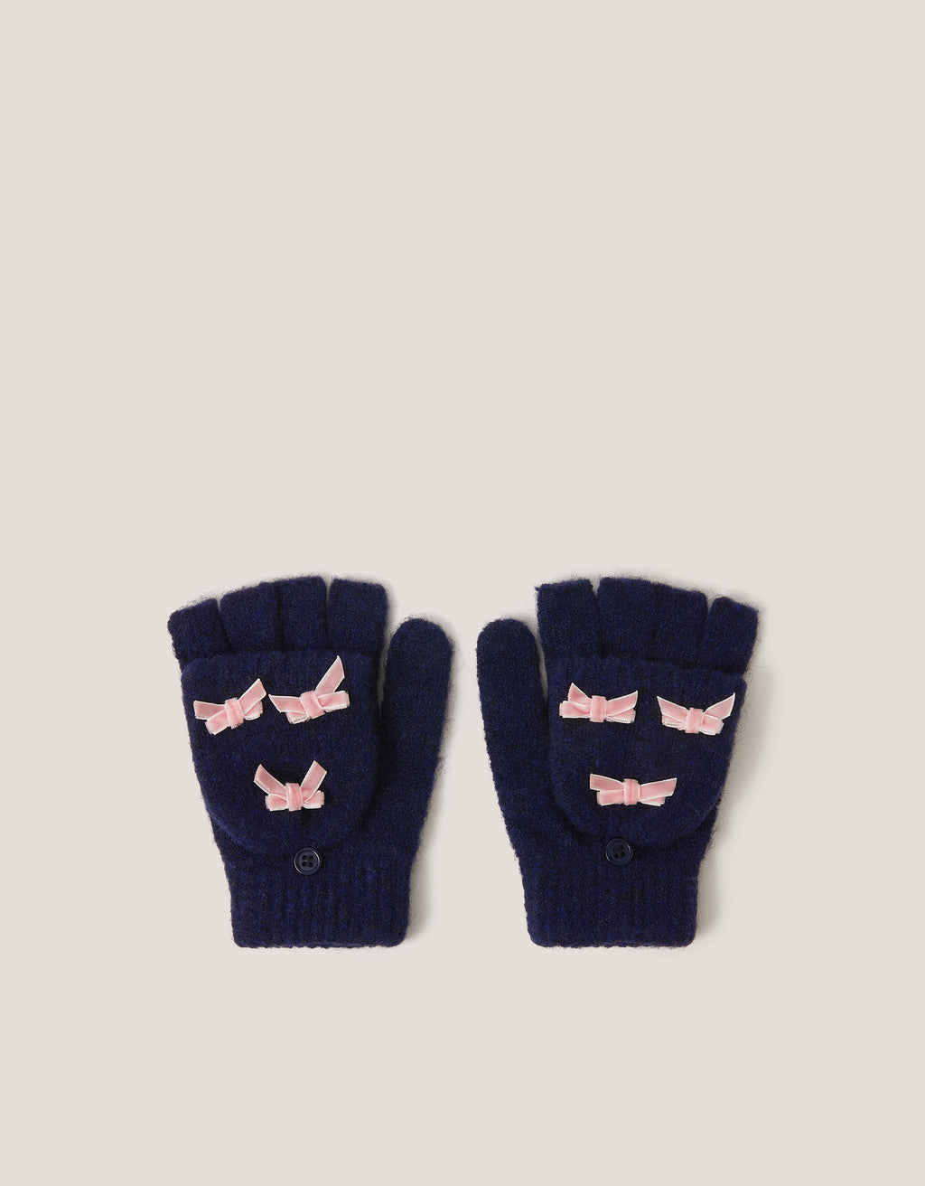 RUKAVICE - MULTI BOW POM GLOVES