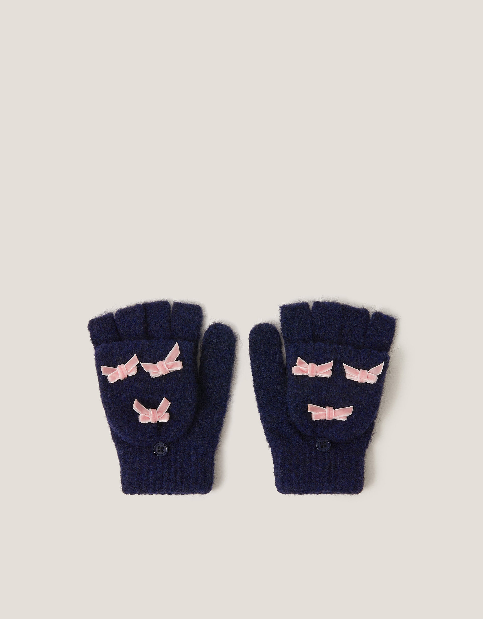RUKAVICE - MULTI BOW POM GLOVES