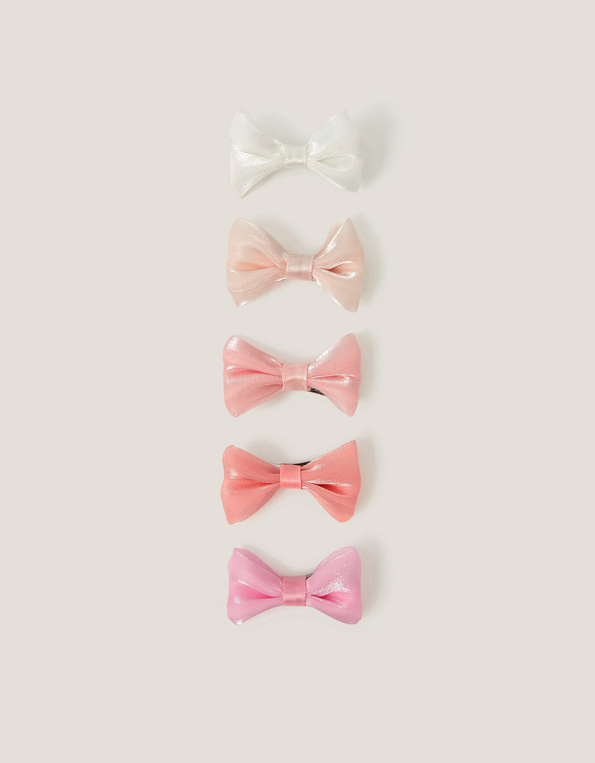SET SNALA - 5PK PRETTY BOW CLIPS