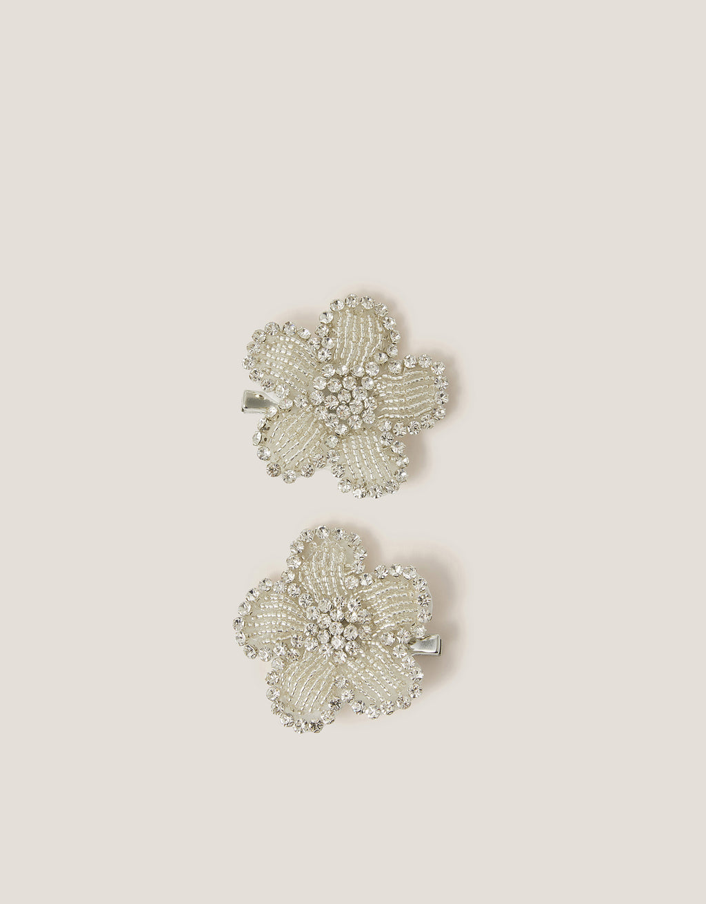 SET SNALA - 2PK BLING FLOWER CLIPS