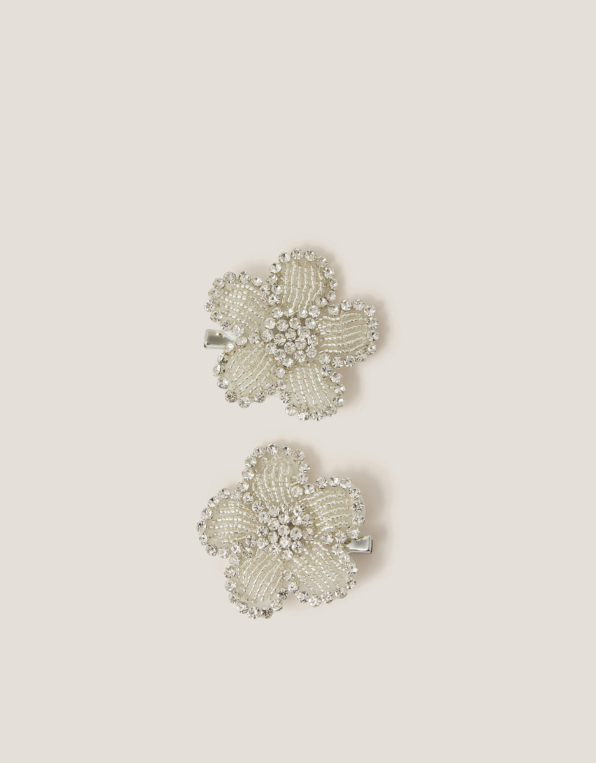 SET SNALA - 2PK BLING FLOWER CLIPS
