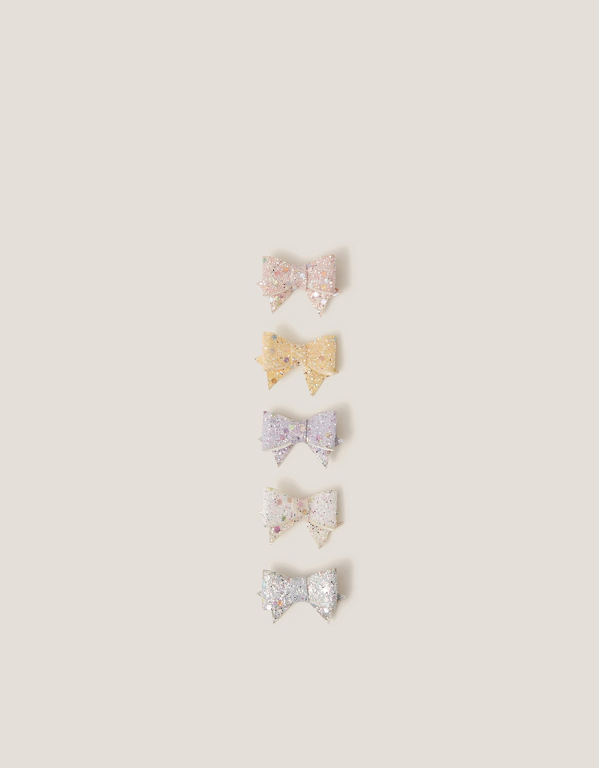 SET SNALA - 5PK DAZZLE BOW CLIPS