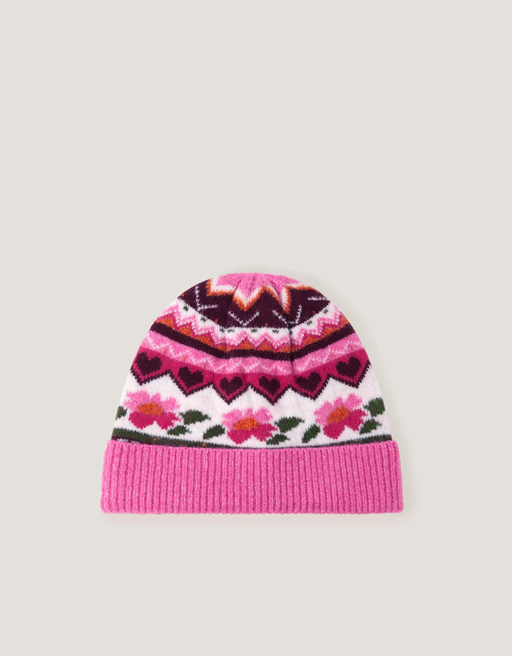 KAPA - ROSE INTARSIA HAT
