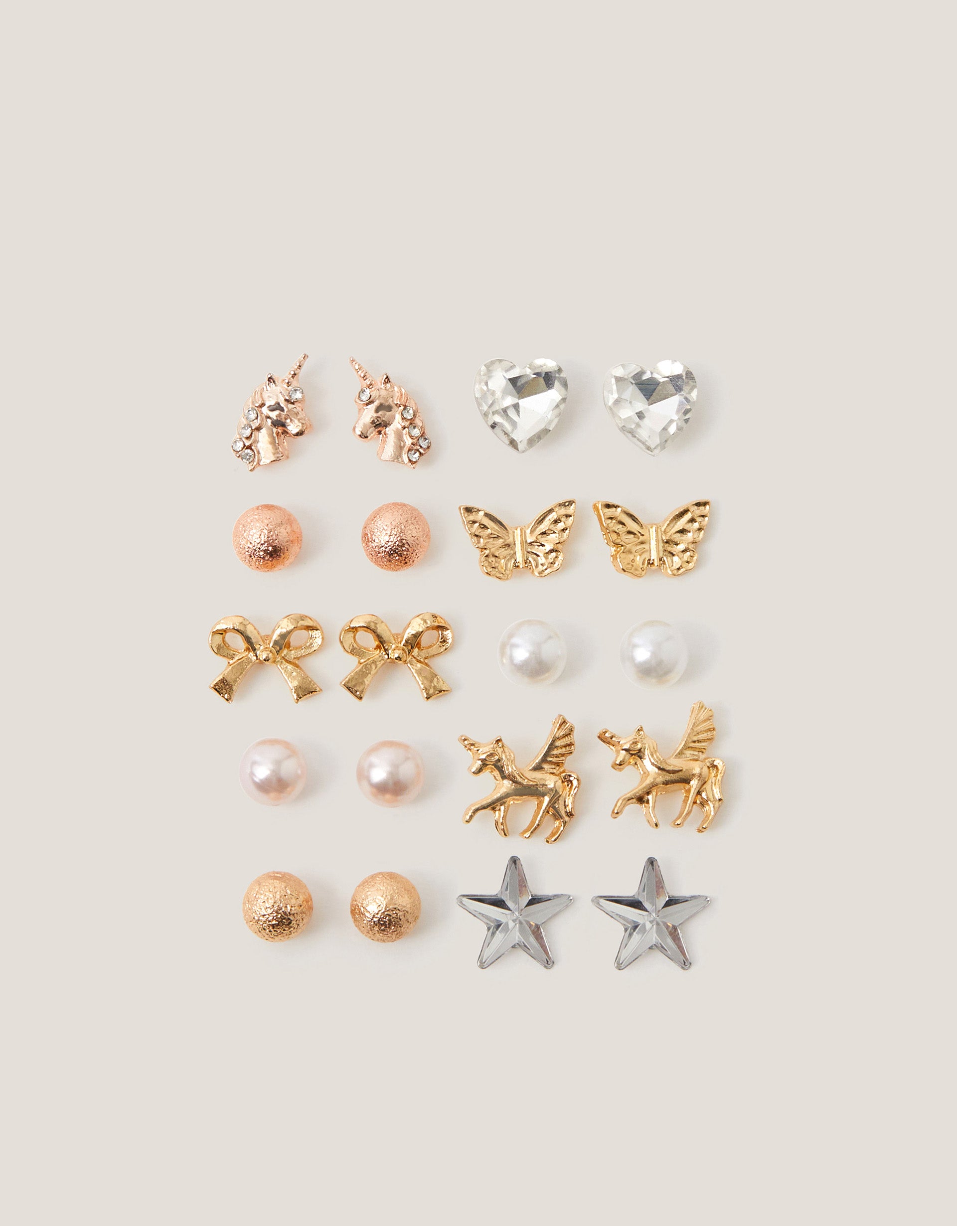 SET MINDJUSA - 10PK UNICORN EARRINGS