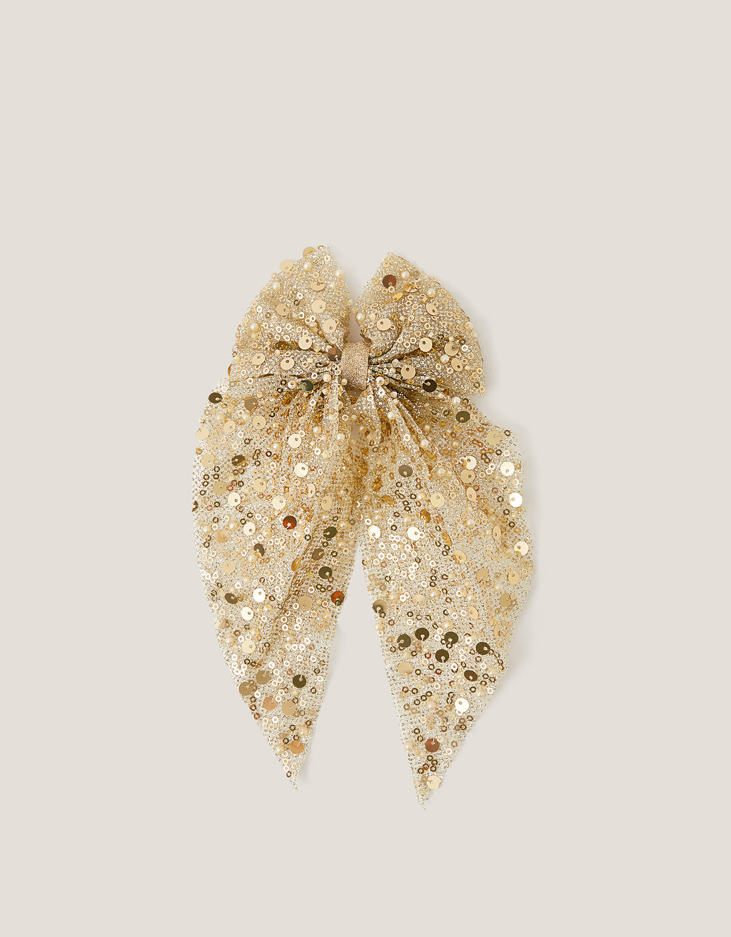 MASNA ZA KOSU - SEQUIN LONG BOW CLIP