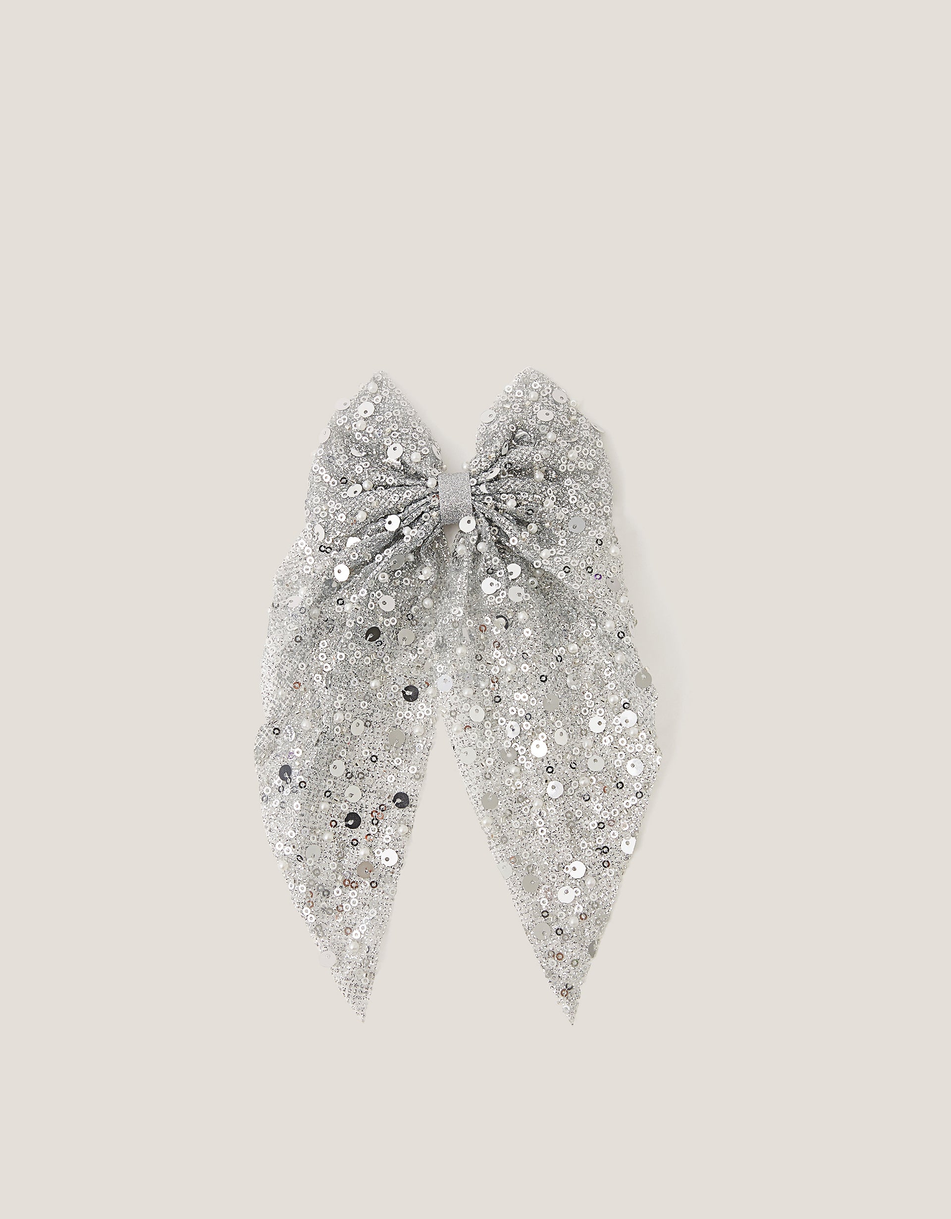 MASNA ZA KOSU - SEQUIN LONG BOW CLIP