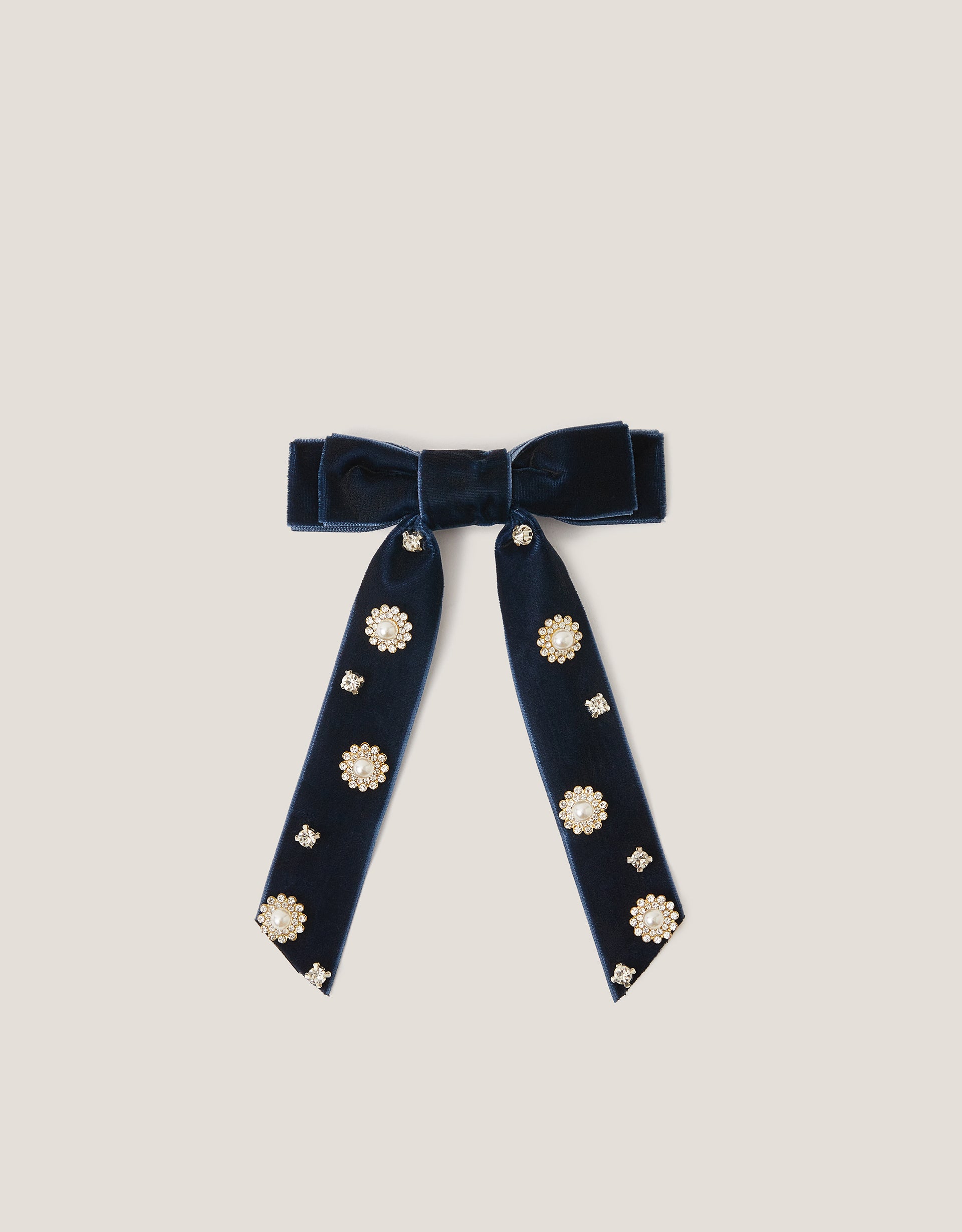 MASNA ZA KOSU - JWL VELVET RIBBON BOWCLIP
