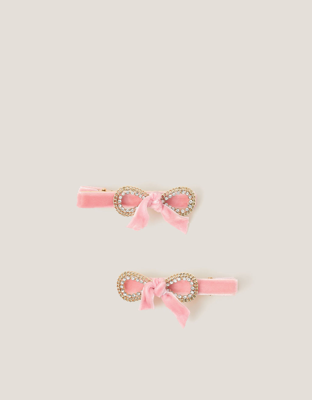 SET SNALA - 2PK VELVET LUXE BOW CLIPS