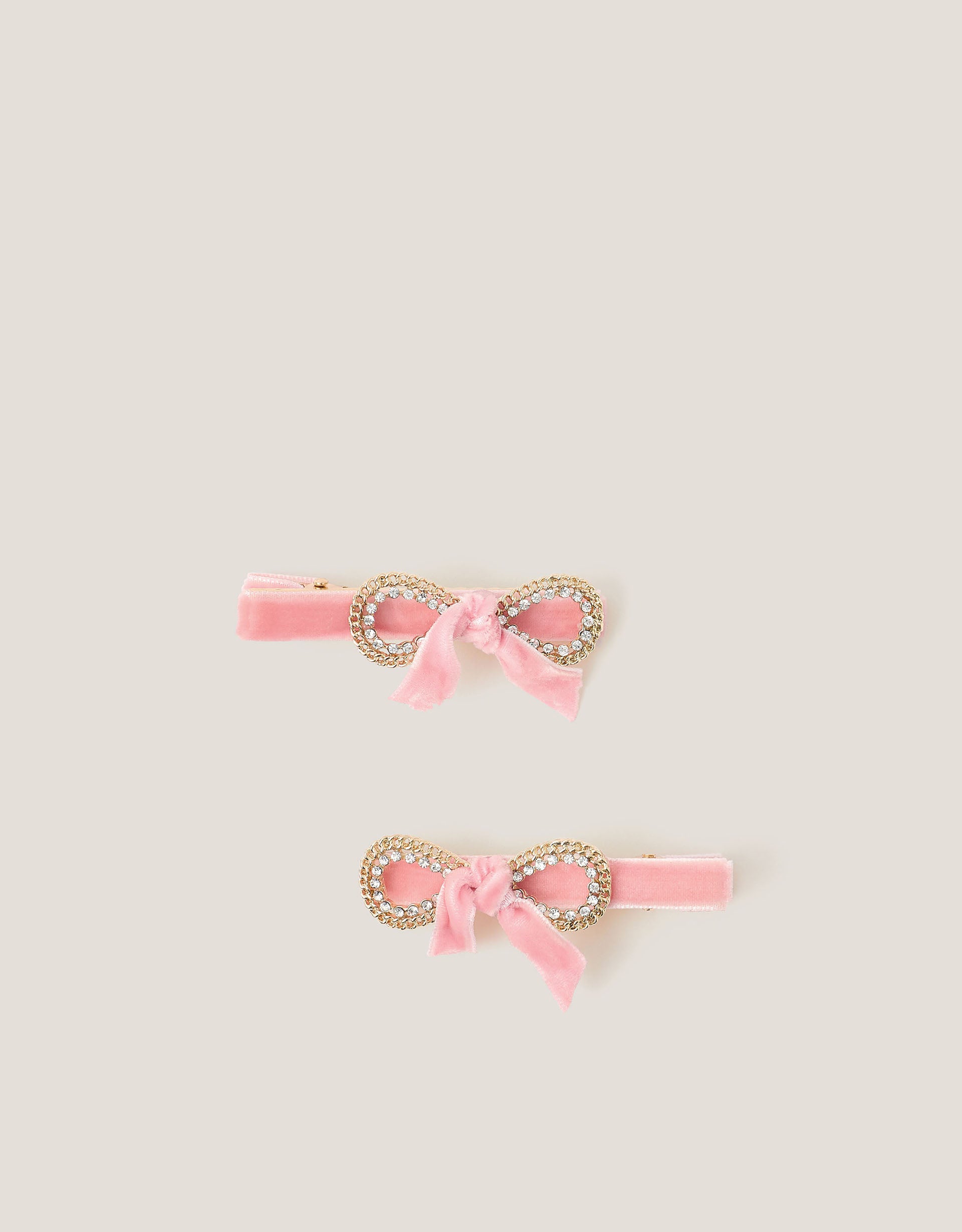 SET SNALA - 2PK VELVET LUXE BOW CLIPS
